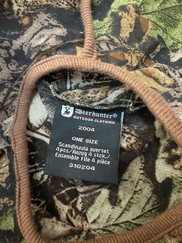 Other Deerhunter Outdoor 2004 set Camo Tracksuit Jacket S/M/L Size US L / EU 52-54 / 3 - 15 Thumbnail