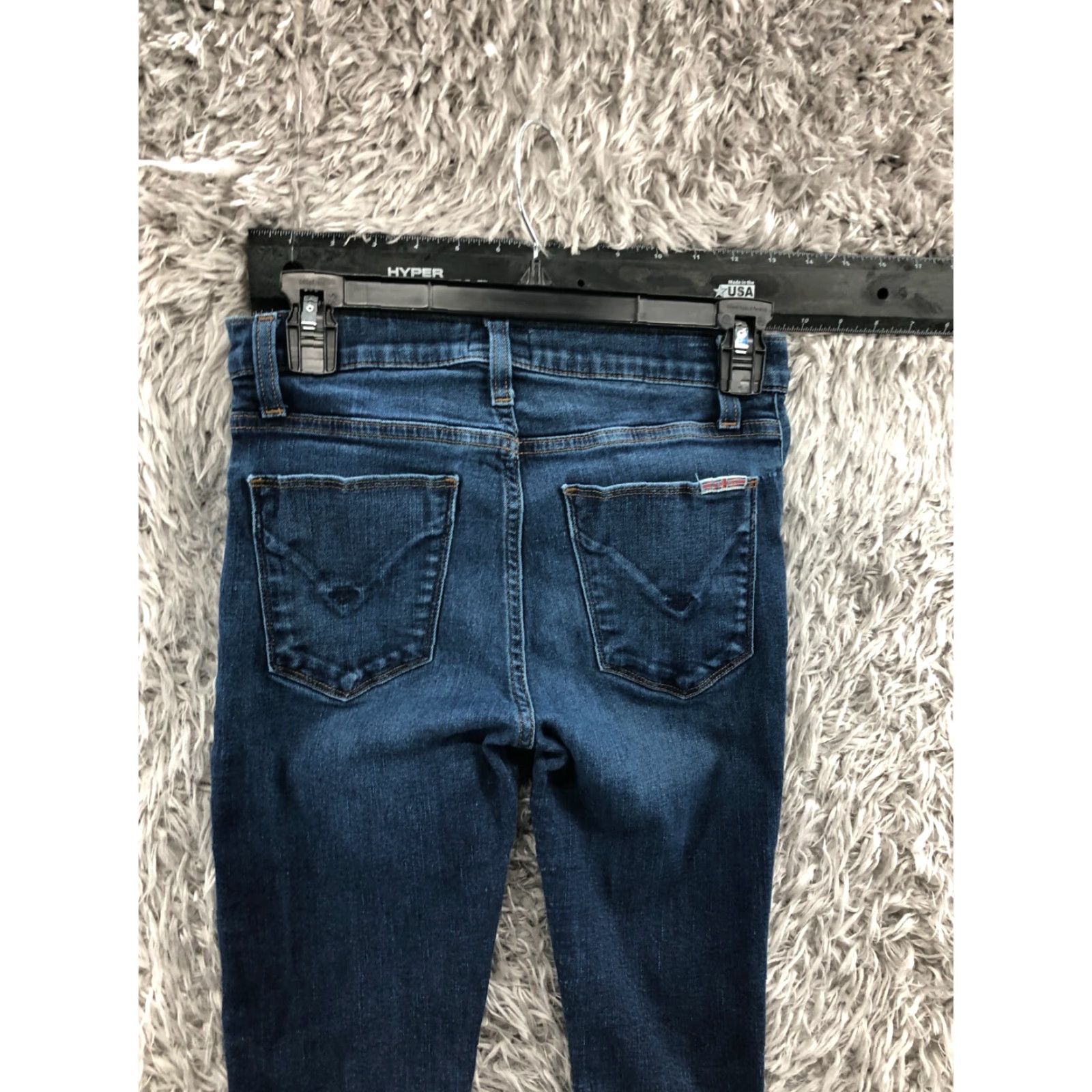 Hudson Hudson Natalie Skinny Jeans Womens Medium Wash Blue Size 27 Regular Denim 5-Pocket Size 27" / US 4 / IT 40 - 7 Thumbnail