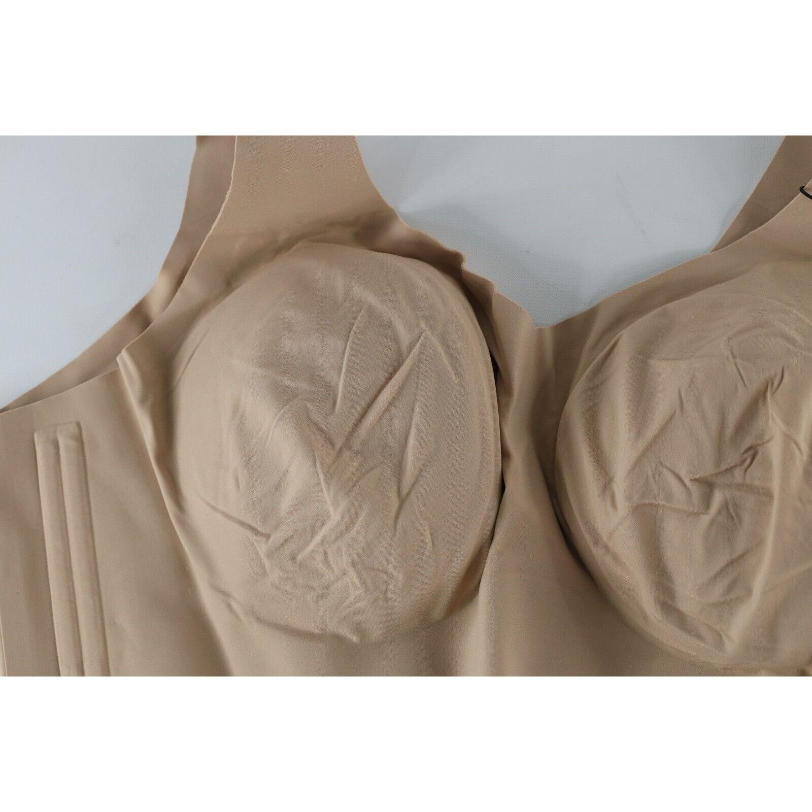 Vintage New Honeylove Shapewear Liftwear V-Neck Bra Nude Size ONE SIZE - 2 Thumbnail