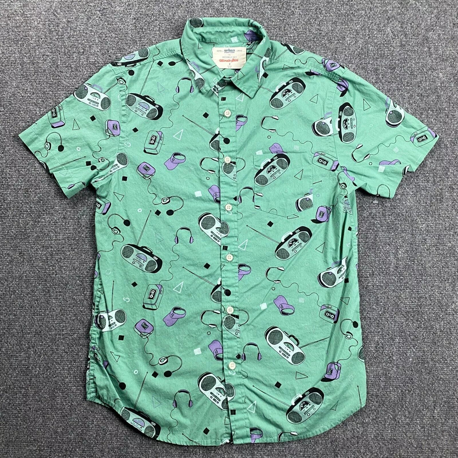 Urban Pipeline Urban Pipeline Shirt Adults Medium Radio Cap Print Ultimate Size US M / EU 48-50 / 2 - 1 Thumbnail