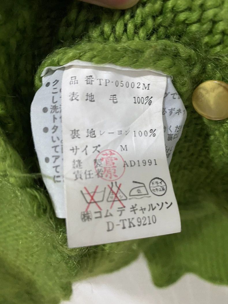 Comme des Garcons Comme Des Garcons Knitted jacket Grass Green Chest Embroid Size M / US 6-8 / IT 42-44 - 8 Thumbnail