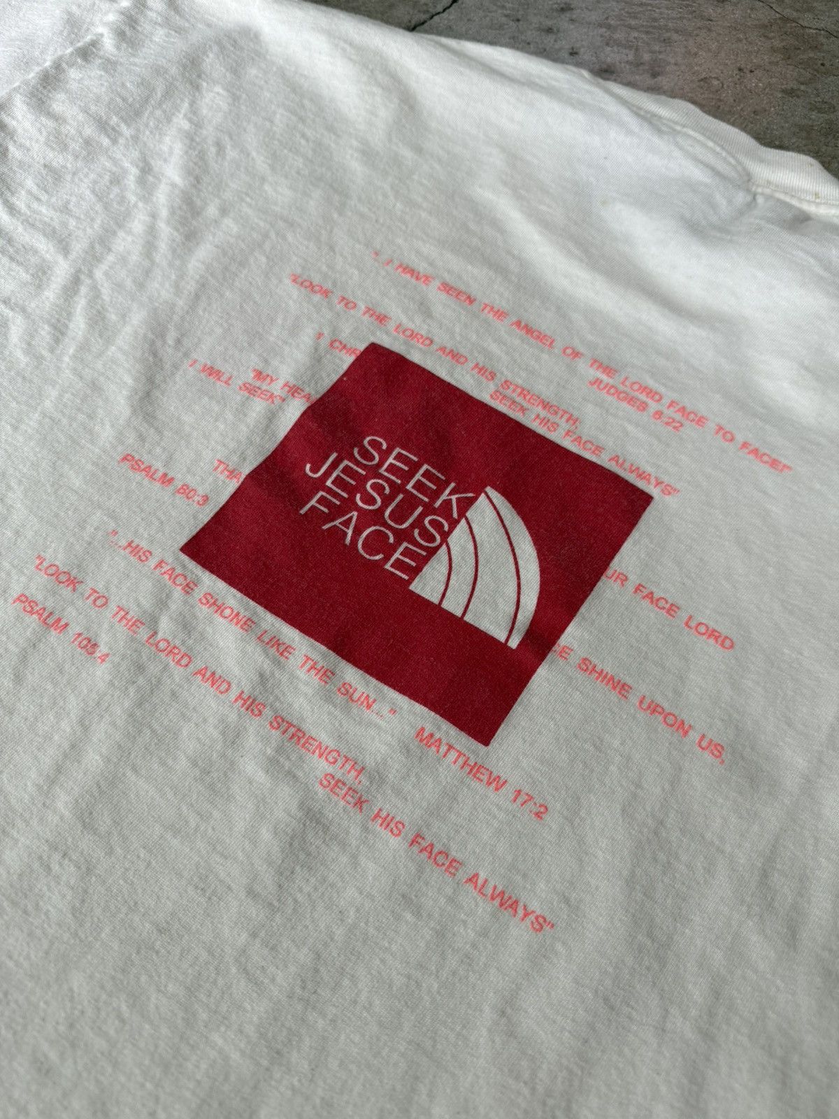 The North Face × Vintage VINTAGE 90’S NORTH FACE PARODY FLIP SPOOF HUMOR TEE SHIRT Size US XL / EU 56 / 4 - 2 Thumbnail