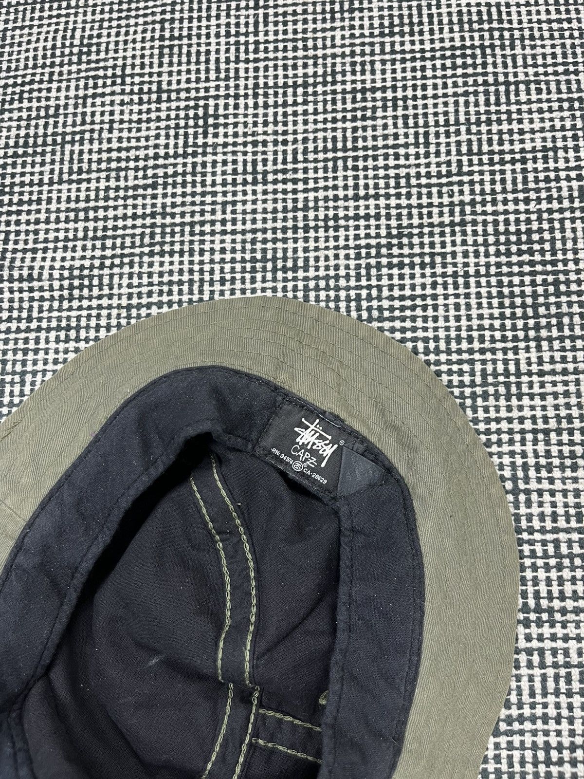 Stussy Stussy classic logo bucket hat nice faded color y2k vtg Size ONE SIZE - 2 Thumbnail