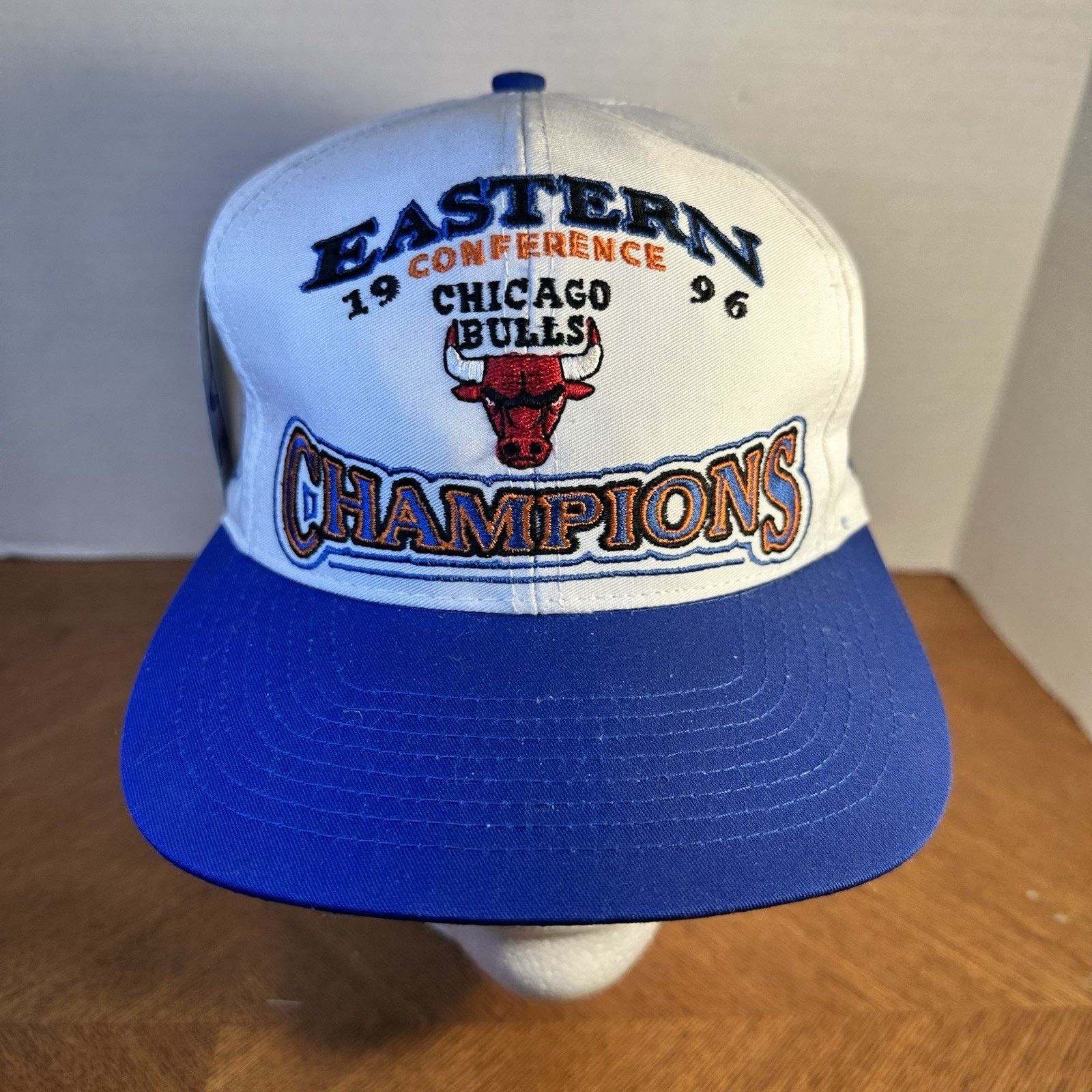 Logo Athletic VTG Chicago Bulls 96 Champion Logo Athletic Snapback Hat New Size ONE SIZE - 1 Thumbnail