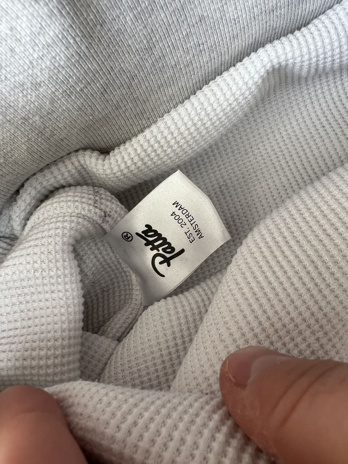 Patta Patta Basic Waffle ZIP Hooded Sweater Zip Hoodie Size US M / EU 48-50 / 2 - 3 Thumbnail