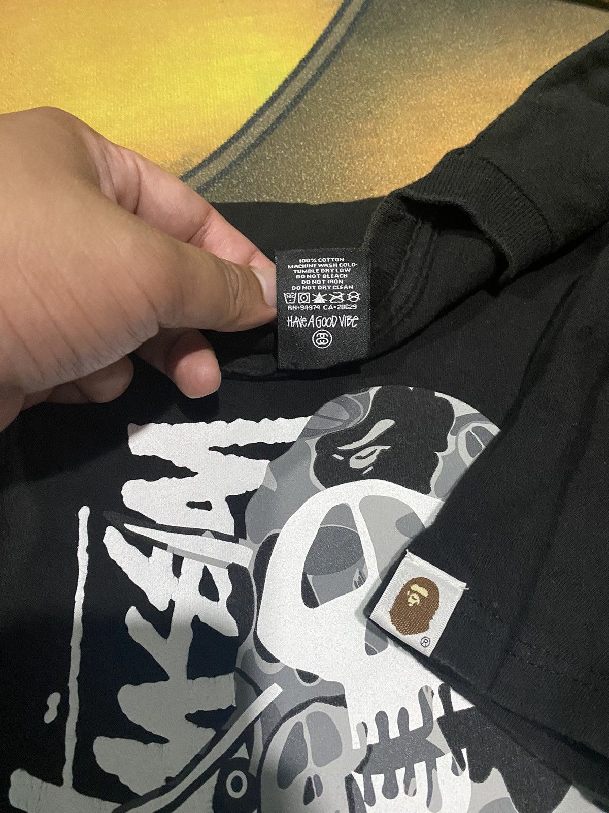 Bape × Stussy Stussy X Bape Tee Size US XL / EU 56 / 4 - 4 Thumbnail