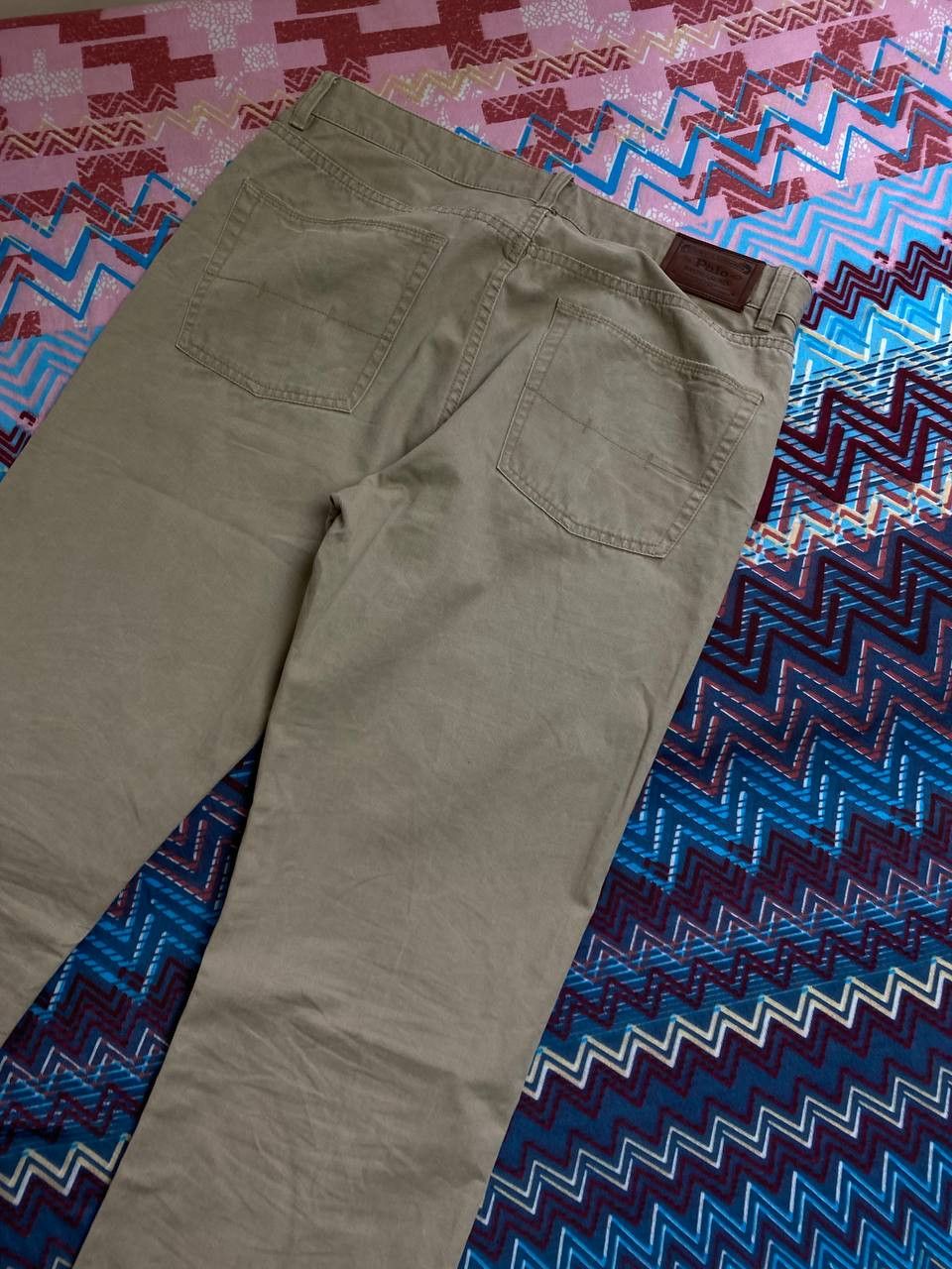 Polo Ralph Lauren jeans pants beige Y2K Polo Ralph Lauren w34 vintage Size US 34 / EU 50 - 15 Thumbnail