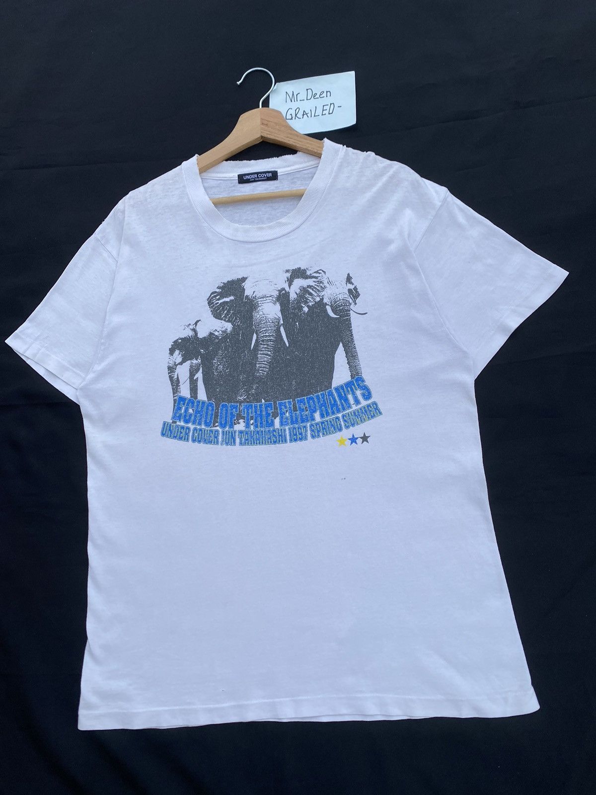 Jun Takahashi SS97 Undercover Jun Takahashi “Echo of the Elephants” Tee Size US L / EU 52-54 / 3 - 4 Thumbnail
