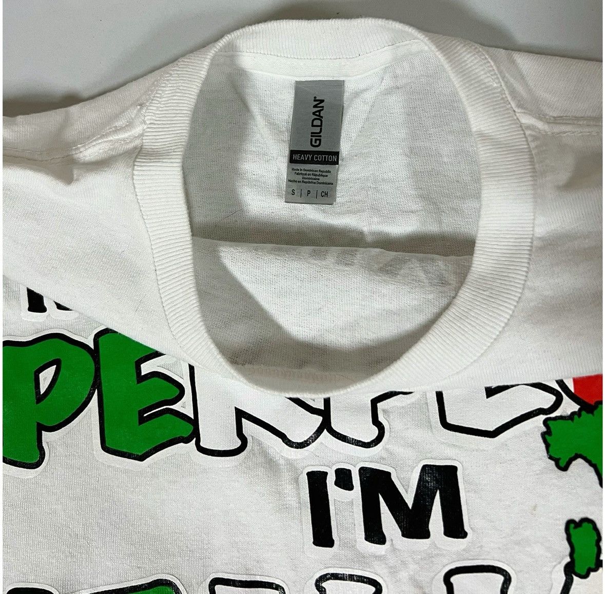 Gildan ‘Not Only Am I Perfect I’m Italian Too!’ T-Shirt Tee Size S🇮🇹 Size US S / EU 44-46 / 1 - 3 Thumbnail