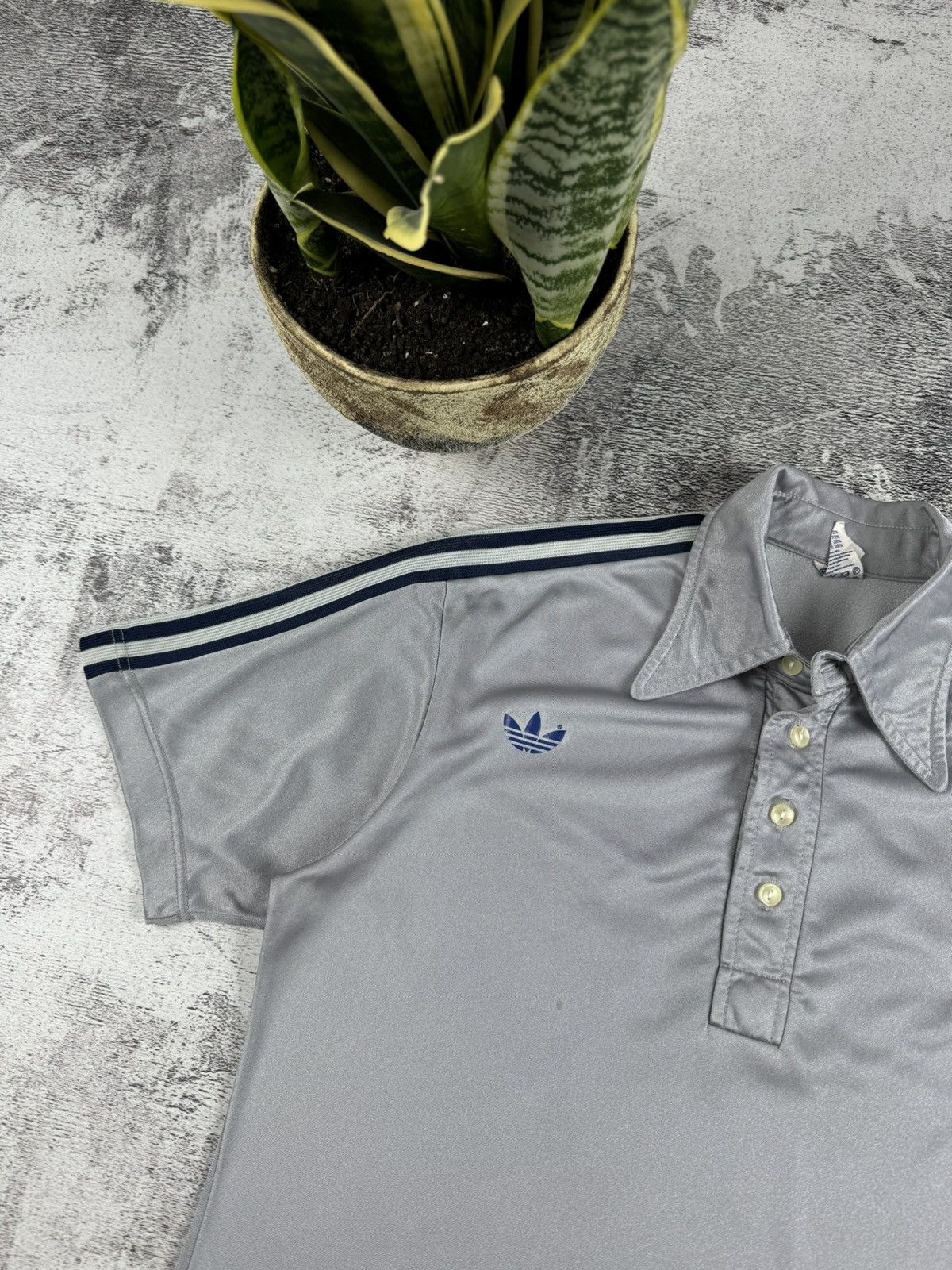 Adidas Adidas Ventex Made in France 70S - 80S Jersey T Shirt Tee Size US S / EU 44-46 / 1 - 6 Thumbnail