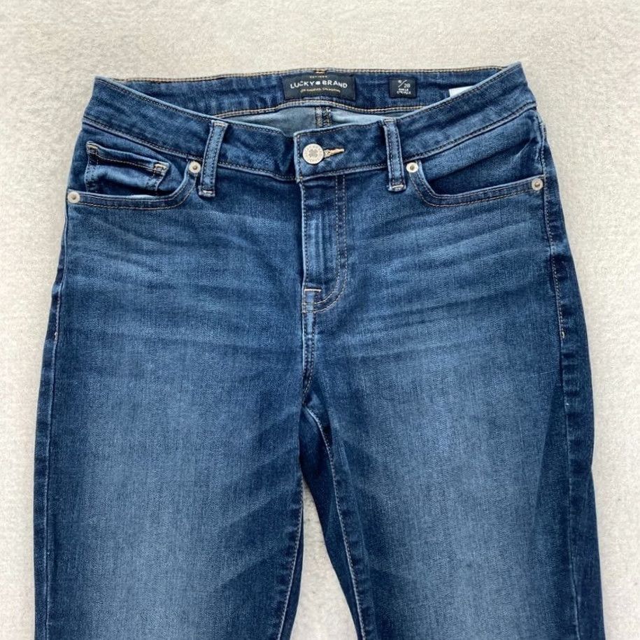 Lucky Brand Lucky Brand Lolita Skinny Women's Jeans 6/28 Medium Wash Blue Denim Slim 5-Pocket 26in Inseam Pants Size 28" / US 6 / IT 42 - 2 Thumbnail
