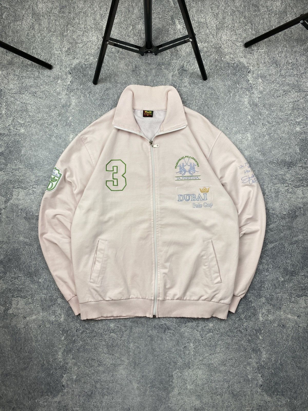 La Martina × Porsche Design LA MARTINA Dubai Polo Team Full Zip Cardigan Size L-XL Size US XL / EU 56 / 4 - 1 Thumbnail