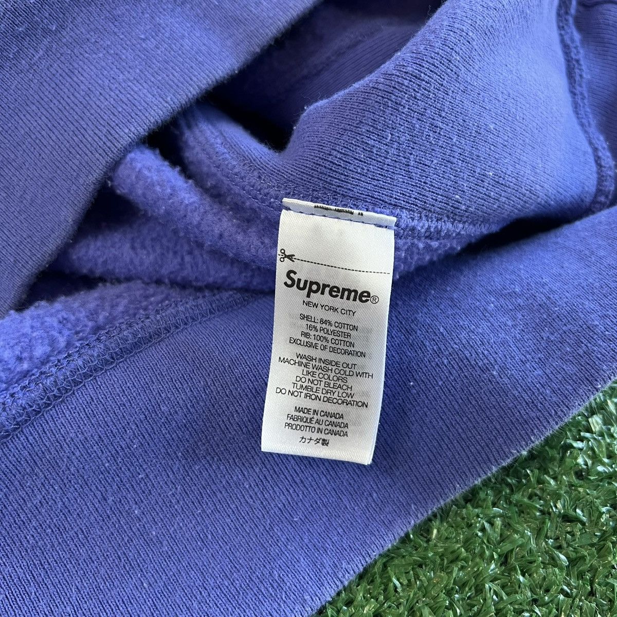 トップス Supreme Futura Hooded Sweatshirt Violet Supreme Futura Hooded Sweatshirt Violet – Sole By Style
