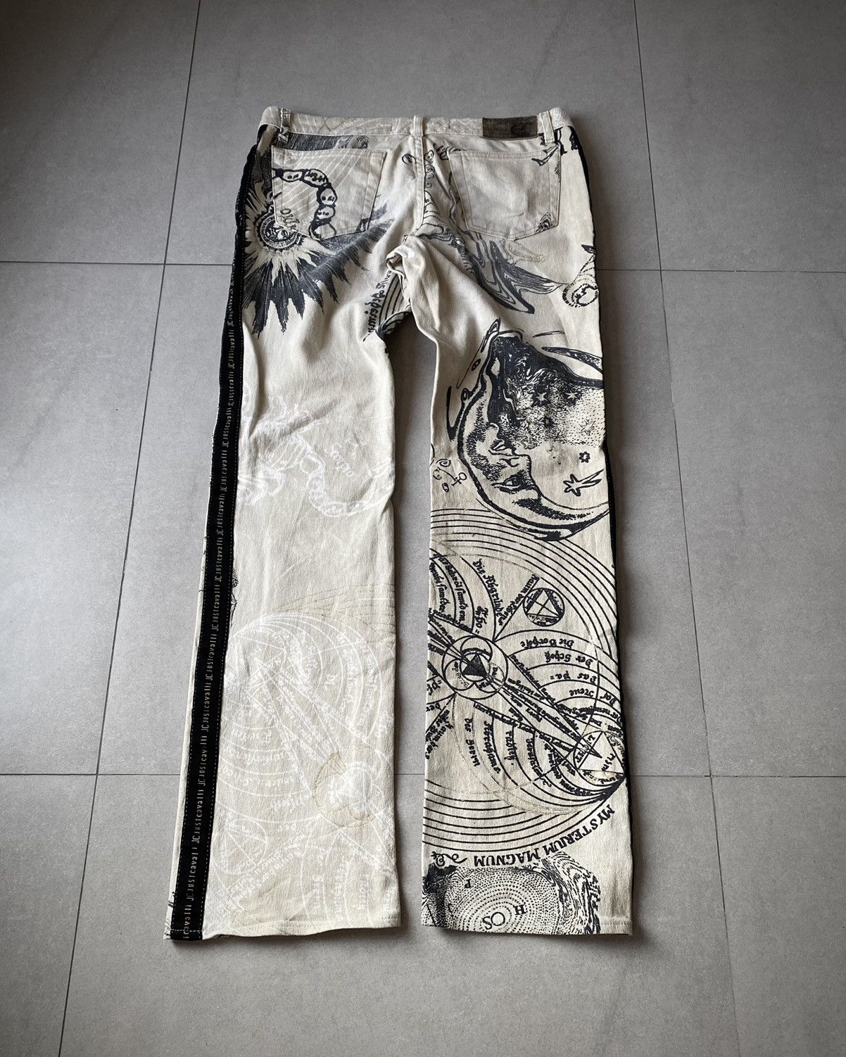 Just Cavalli Just Cavalli AW03 Astrology Stripe Pants Size US 35 - 4 Thumbnail