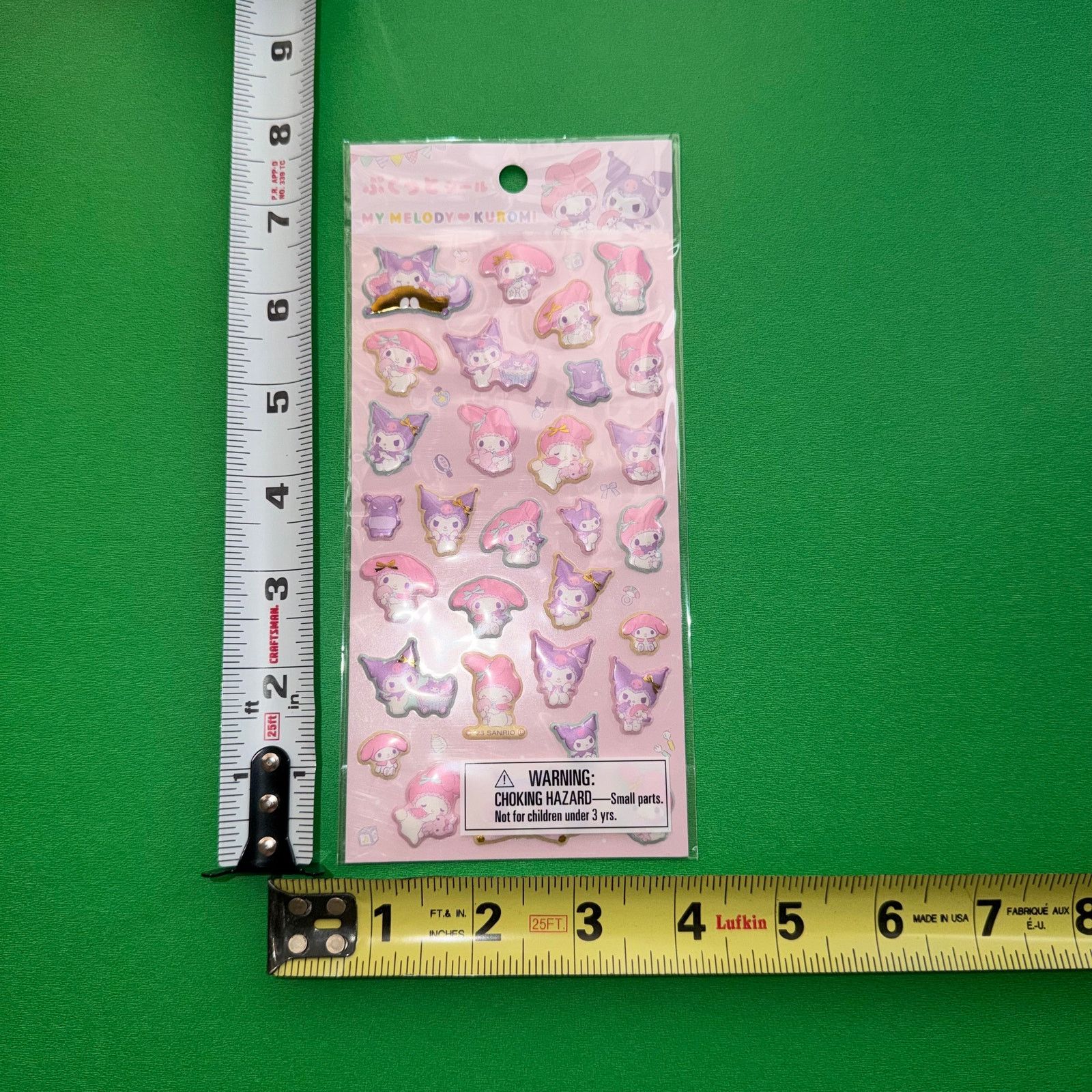 Japanese Brand Kuromi My Melody Sanrio Bundle Set Pink Plush Keychain Blind Size ONE SIZE - 9 Thumbnail