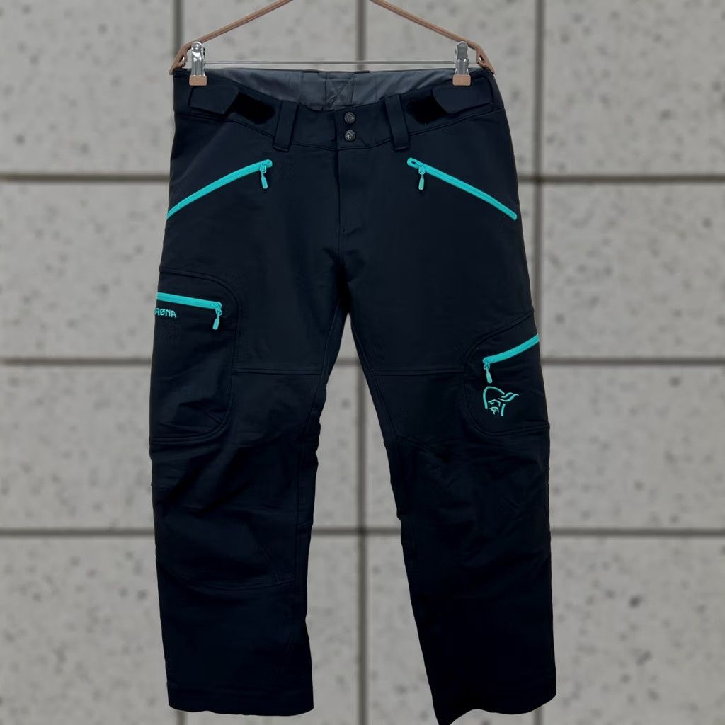 Vintage Norrona Svalbard Flex 1 Pants Womens L Dark gray Nike? Size 36" / US 14 / IT 50 - 1 Thumbnail