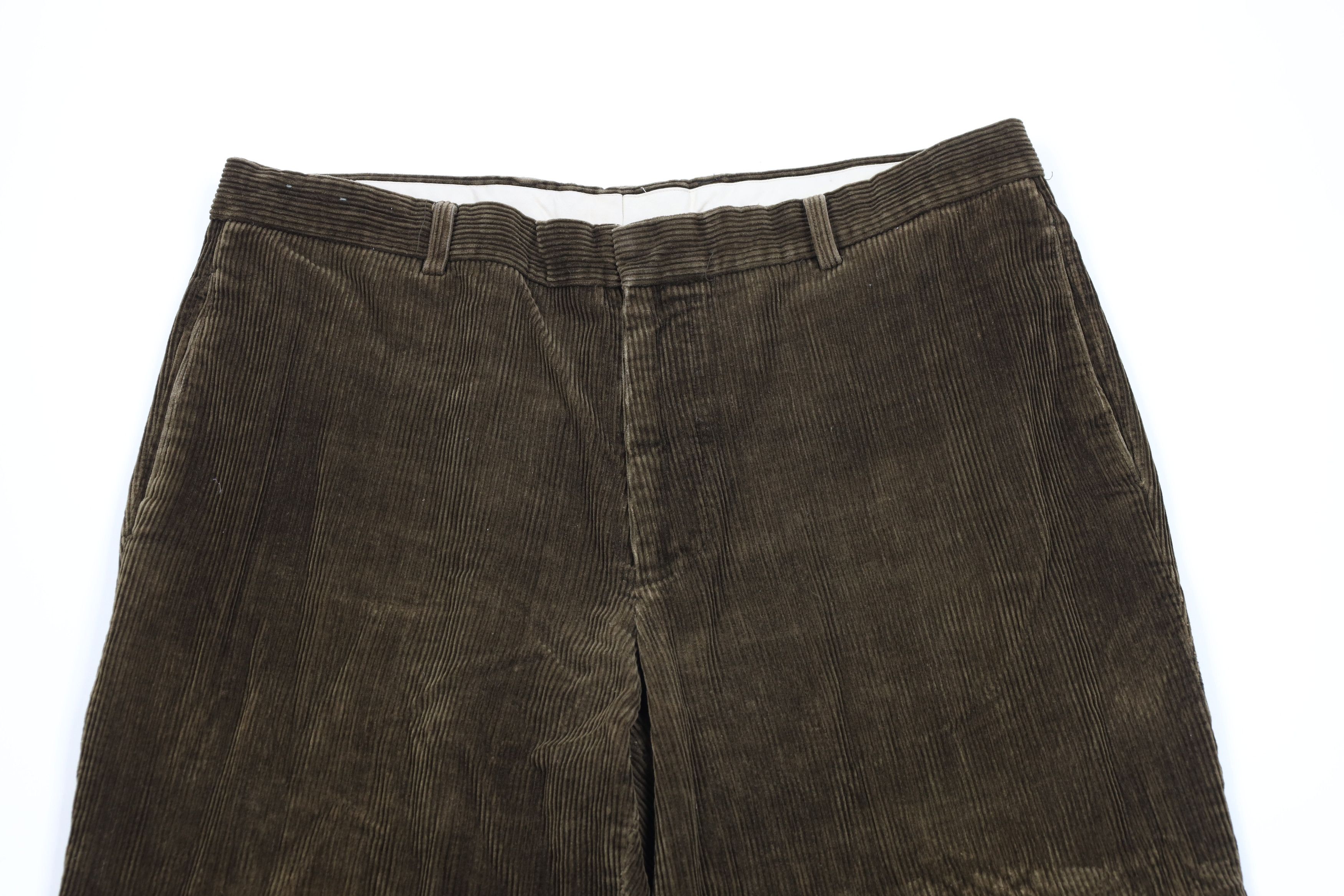 Vintage Vintage 90s Streetwear Wide Leg Corduroy Chino Pants Brown Size US 40 / EU 56 - 2 Thumbnail