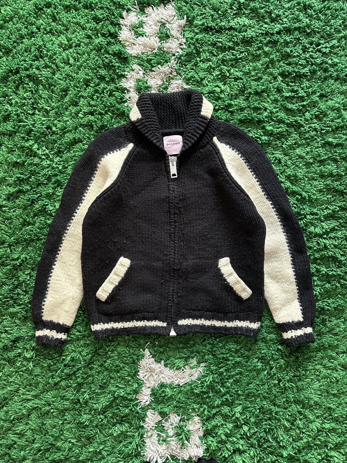 Palm Angels Palm Angels Knit Jacket Size US S / EU 44-46 / 1 - 1 Thumbnail