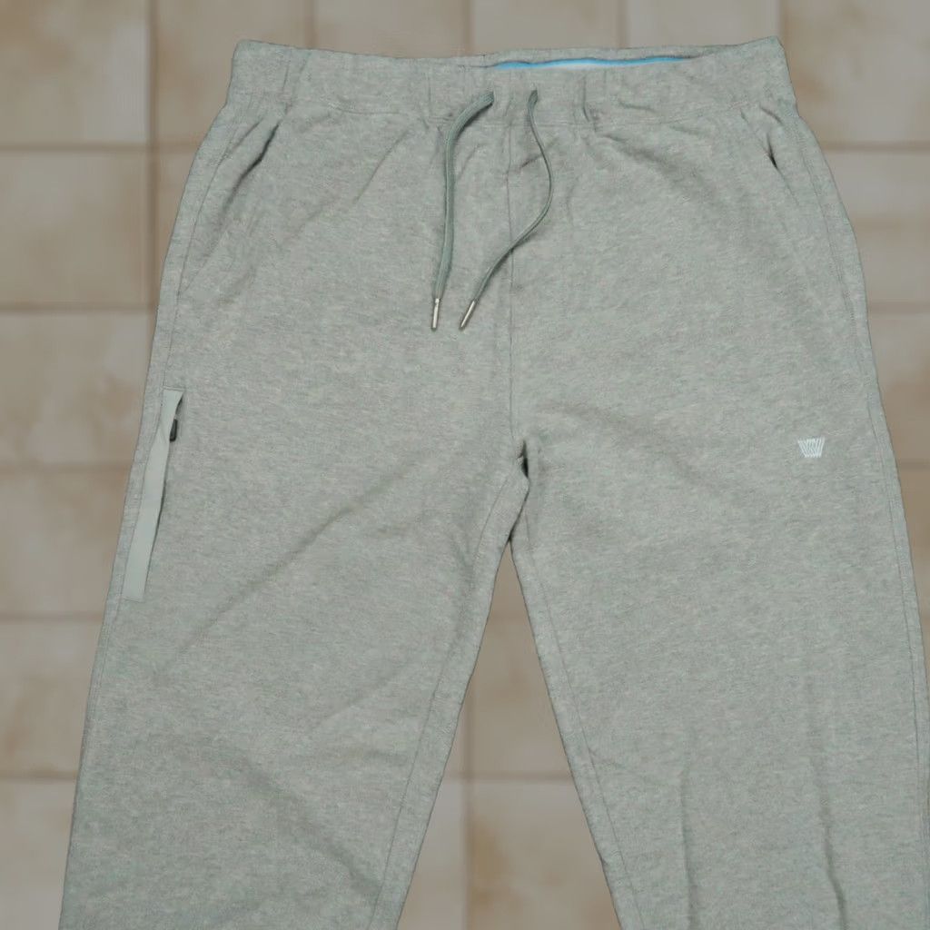 Vintage Mack Weldon Pants Mens Medium Gray Ace Jogger Sweat Athletic Zip Pocket Stretch Size US 31 - 1 Thumbnail