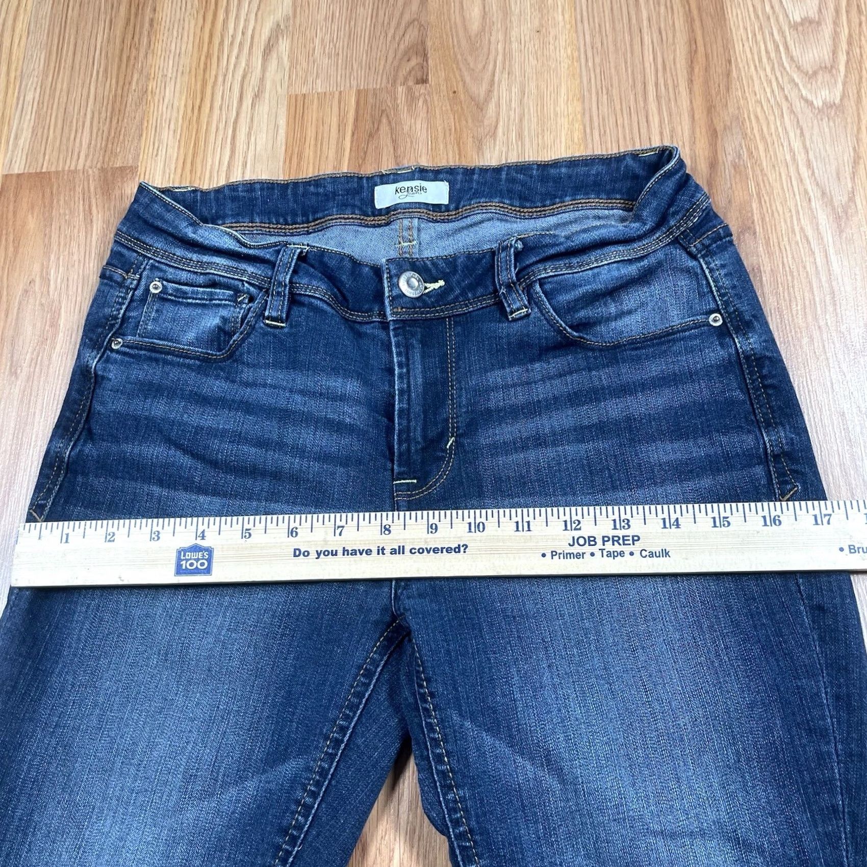 Vintage Kensie Jeans Women's Skinny Mid Rise Blue Wash Denim Pants Size 2/26 Stretch Size 26" / US 2 / IT 38 - 5 Thumbnail