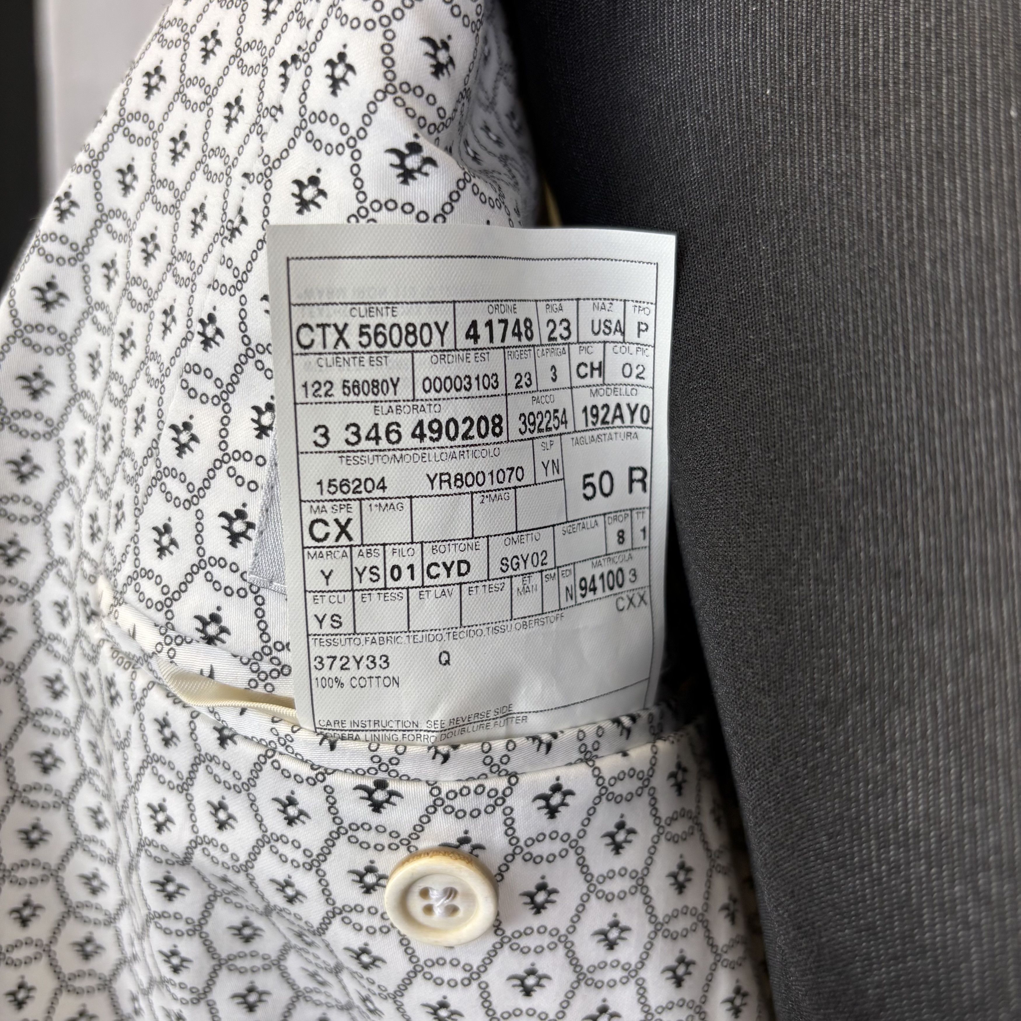 Yves Saint Laurent Vintage YSL Blazer Size 50R - 6 Thumbnail