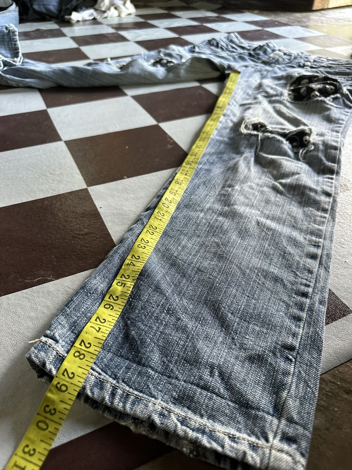 Japanese Brand double waist jeans Size US 32 / EU 48 - 12 Thumbnail