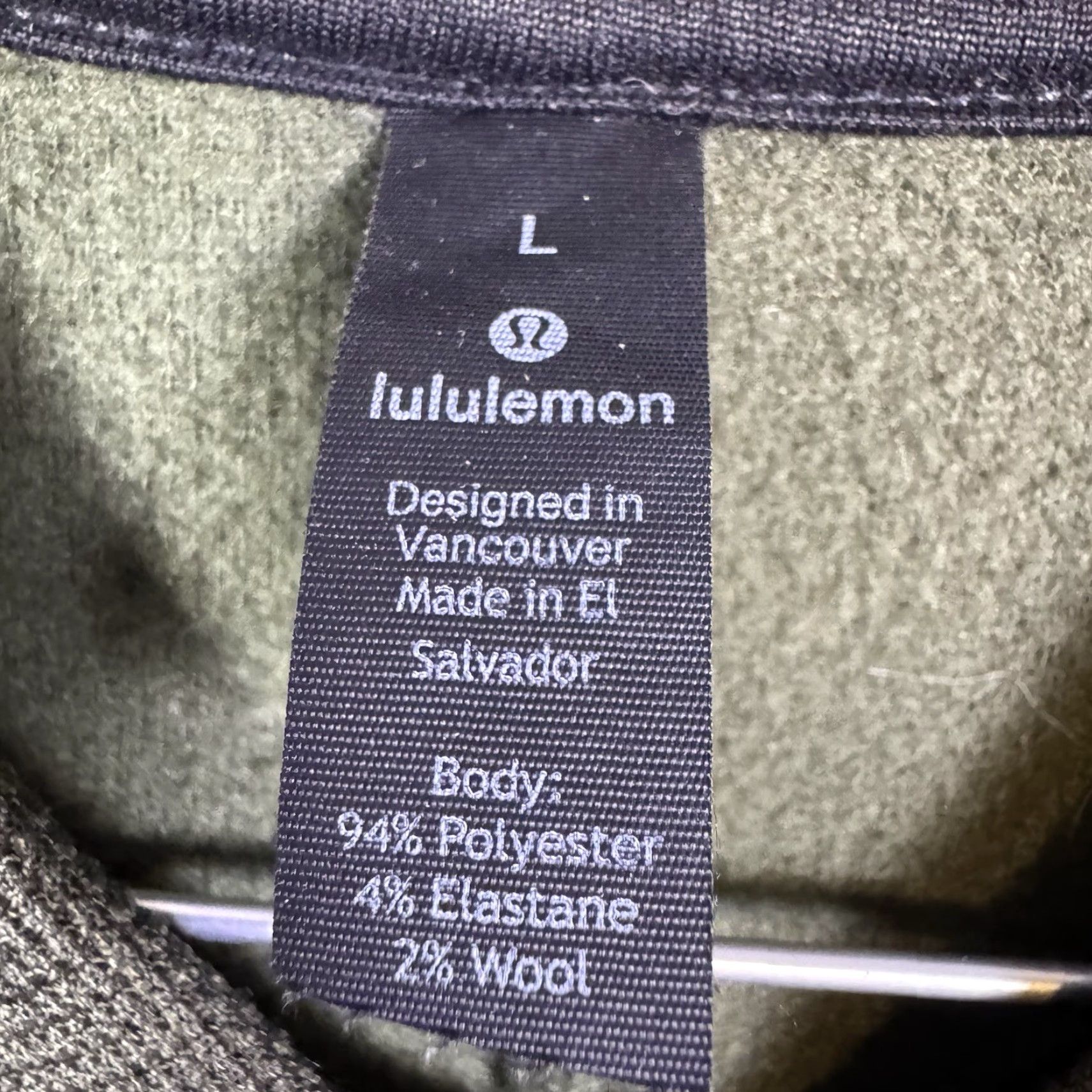 Lululemon Lululemon City Sweat Jacket Mens L Full Zip Olive Green Athletic tech Size US L / EU 52-54 / 3 - 5 Thumbnail