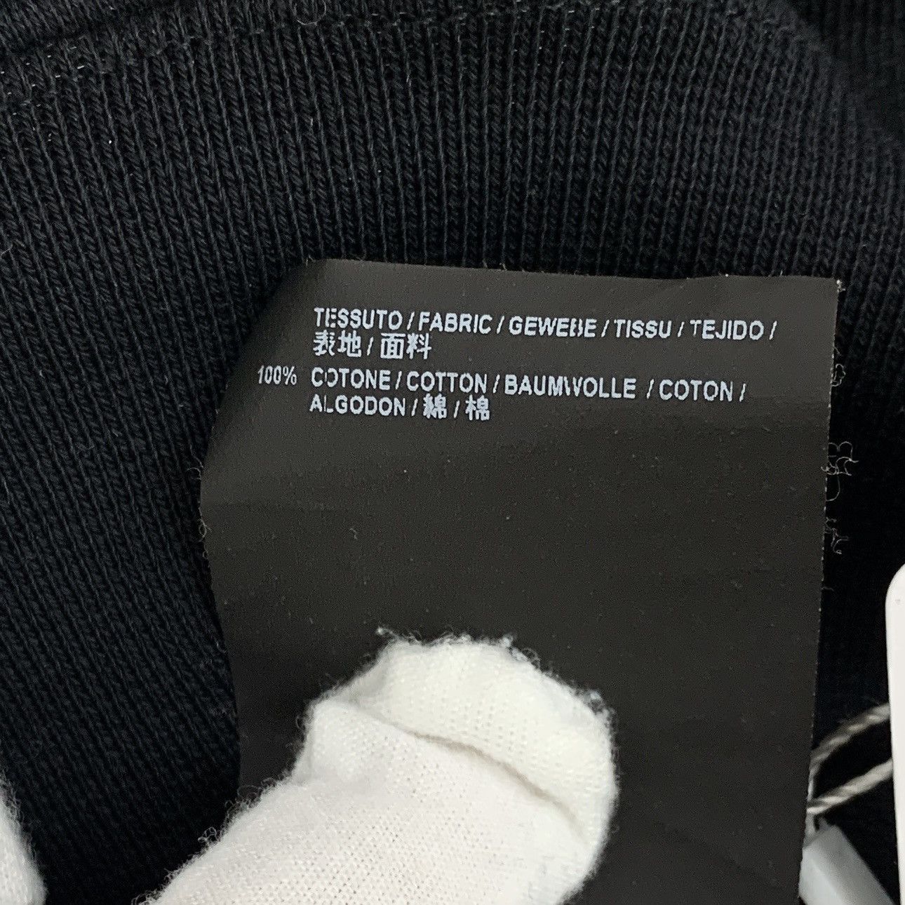 Givenchy Givenchy Black Cotton Hooded Drawstring Sweatshirt K26WX Size US S / EU 44-46 / 1 - 8 Thumbnail