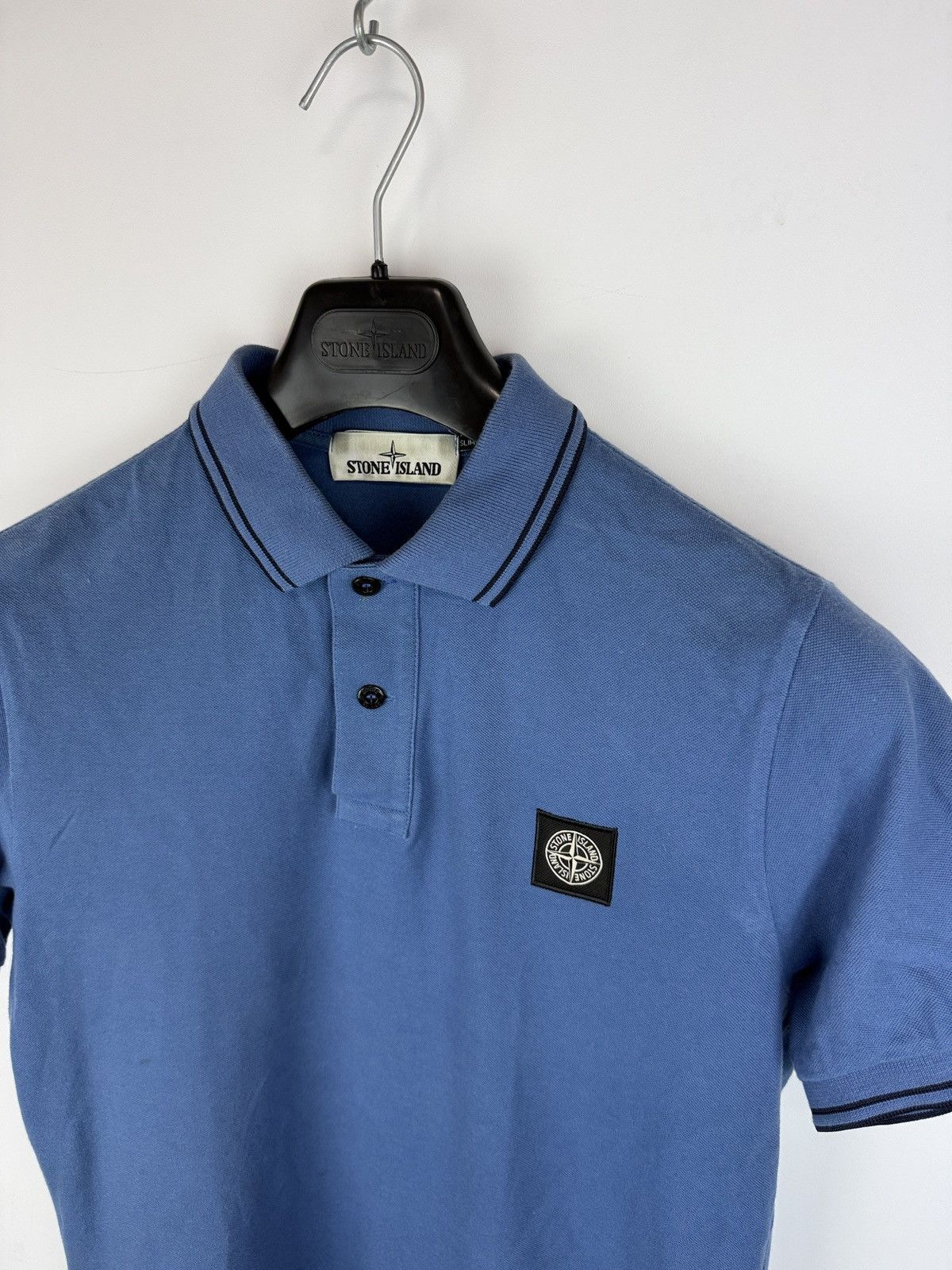 Stone Island Blue Stone Island polo Size US M / EU 48-50 / 2 - 2 Thumbnail