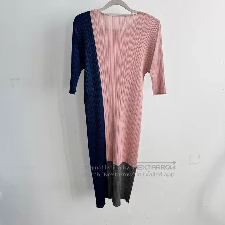 Issey Miyake Issey Miyake Color Block Dress Size M / US 6-8 / IT 42-44 - 2 Thumbnail
