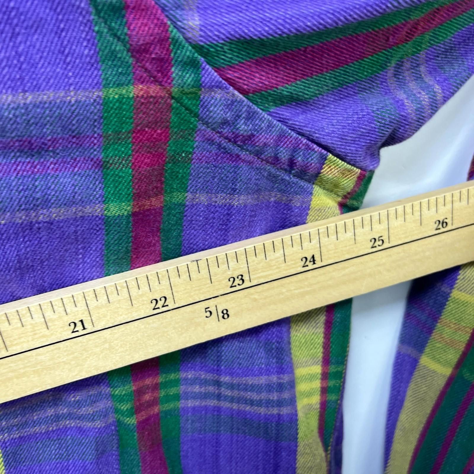 Polo Ralph Lauren Vintage 90s Polo Ralph Lauren Pony Plaid Button-Up Shirt XL Size US XL / EU 56 / 4 - 8 Thumbnail