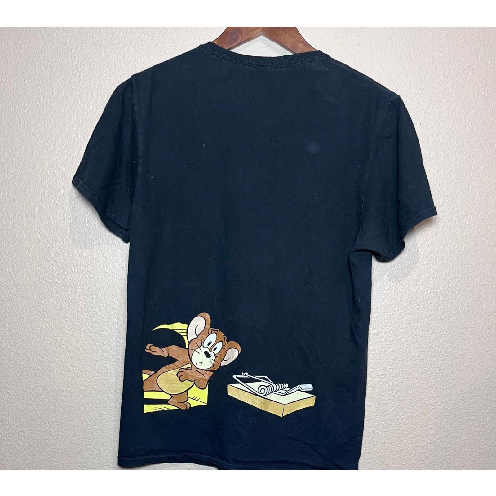 Other 🐭 Tom & Jerry Cartoon Graphic Tee – Black Size S Size US S / EU 44-46 / 1 - 2 Thumbnail