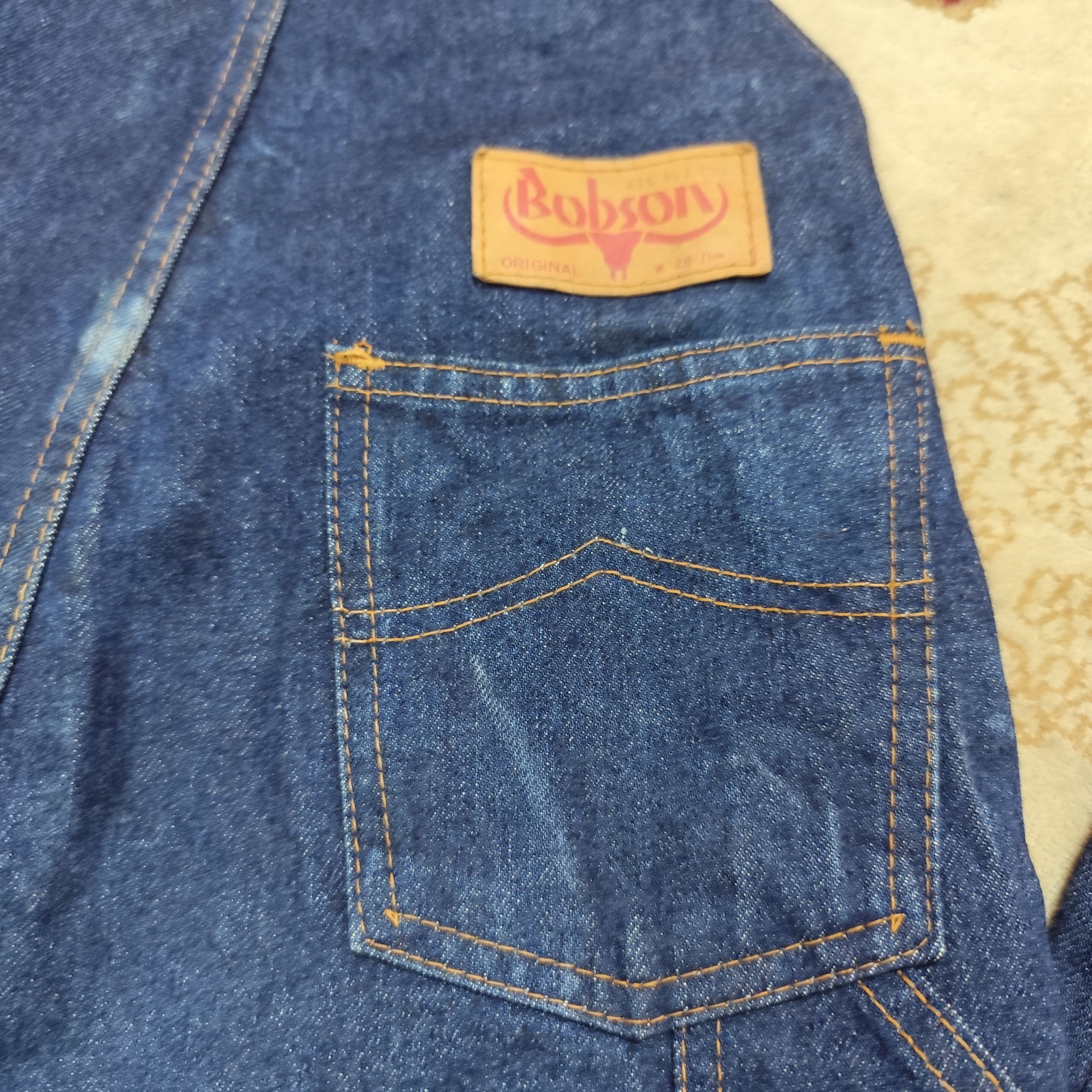 Japanese Brand × Vintage VINTAGE BOBSON OVERALLS AUTHENTIC WESTERN JEANS OVERALLS Size US 28 / EU 44 - 20 Thumbnail
