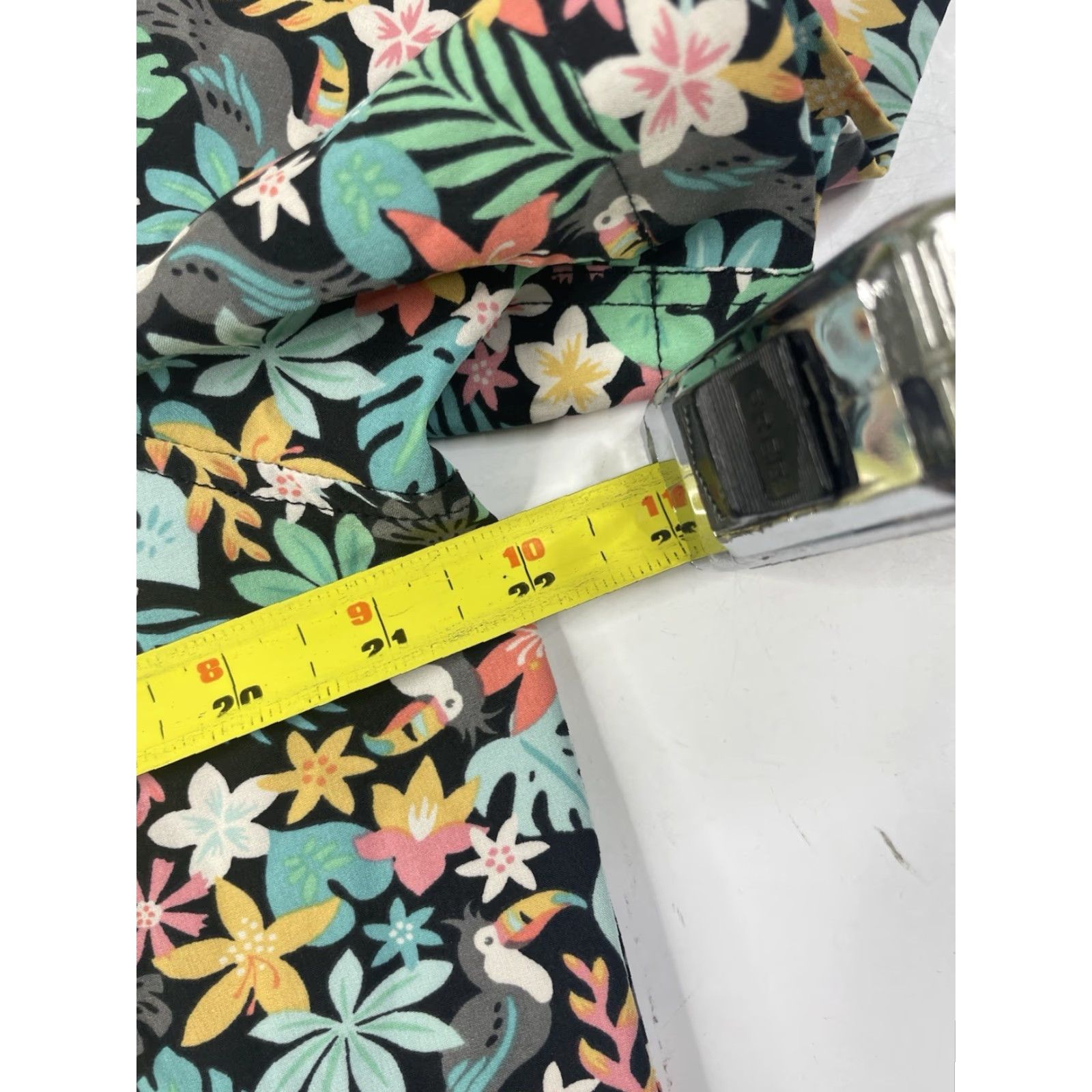 Chubbies CHUBBIES Popover Floral Hawaiian TOUCAN Macaw Button-Up Shirt Mens M Multicolor Hawaiian Theme Short Sleeve Size US M / EU 48-50 / 2 - 6 Thumbnail
