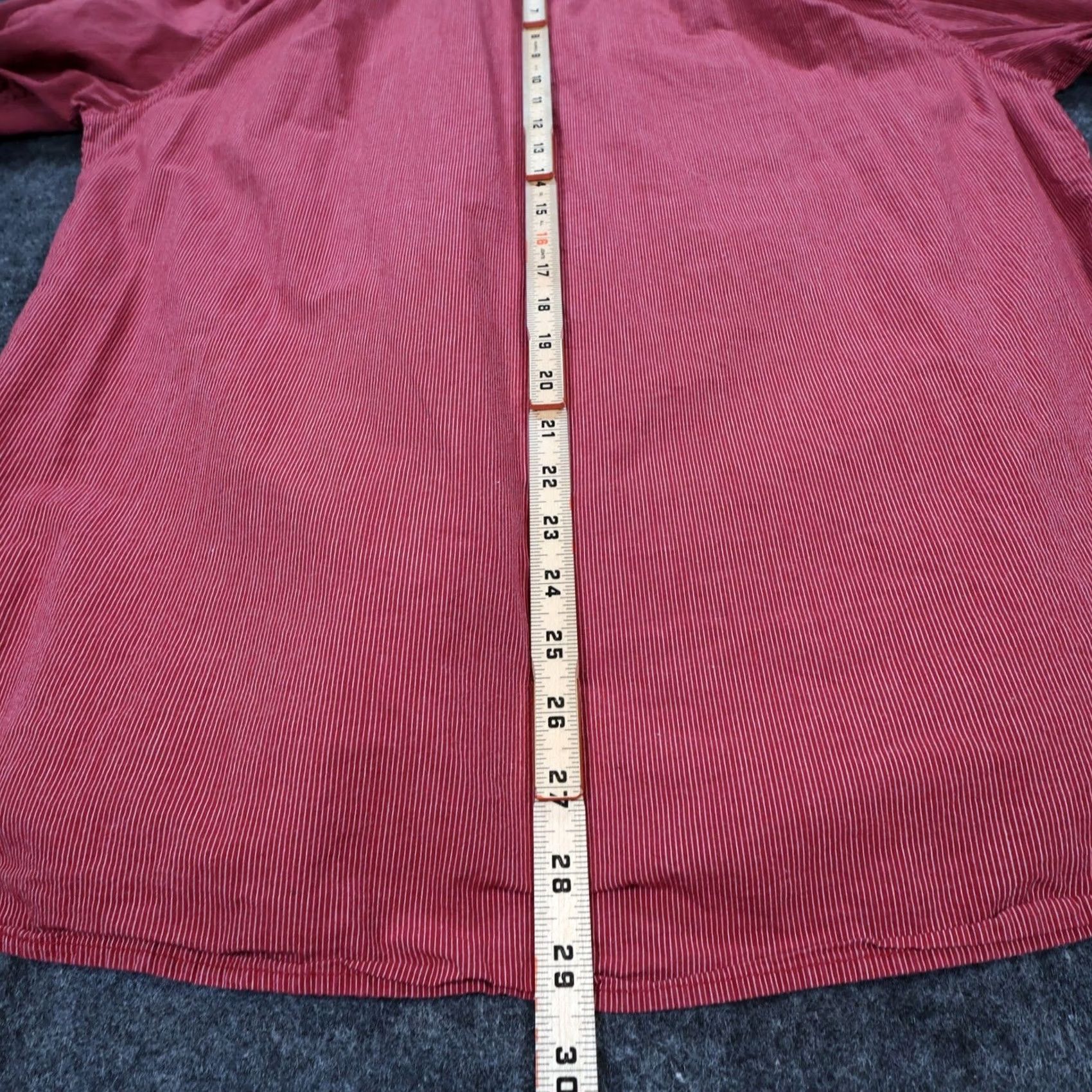 Vintage Sonoma Shirt Mens Large Red Casual Striped Poplin Cotton Button Down Excellent Size US L / EU 52-54 / 3 - 5 Thumbnail