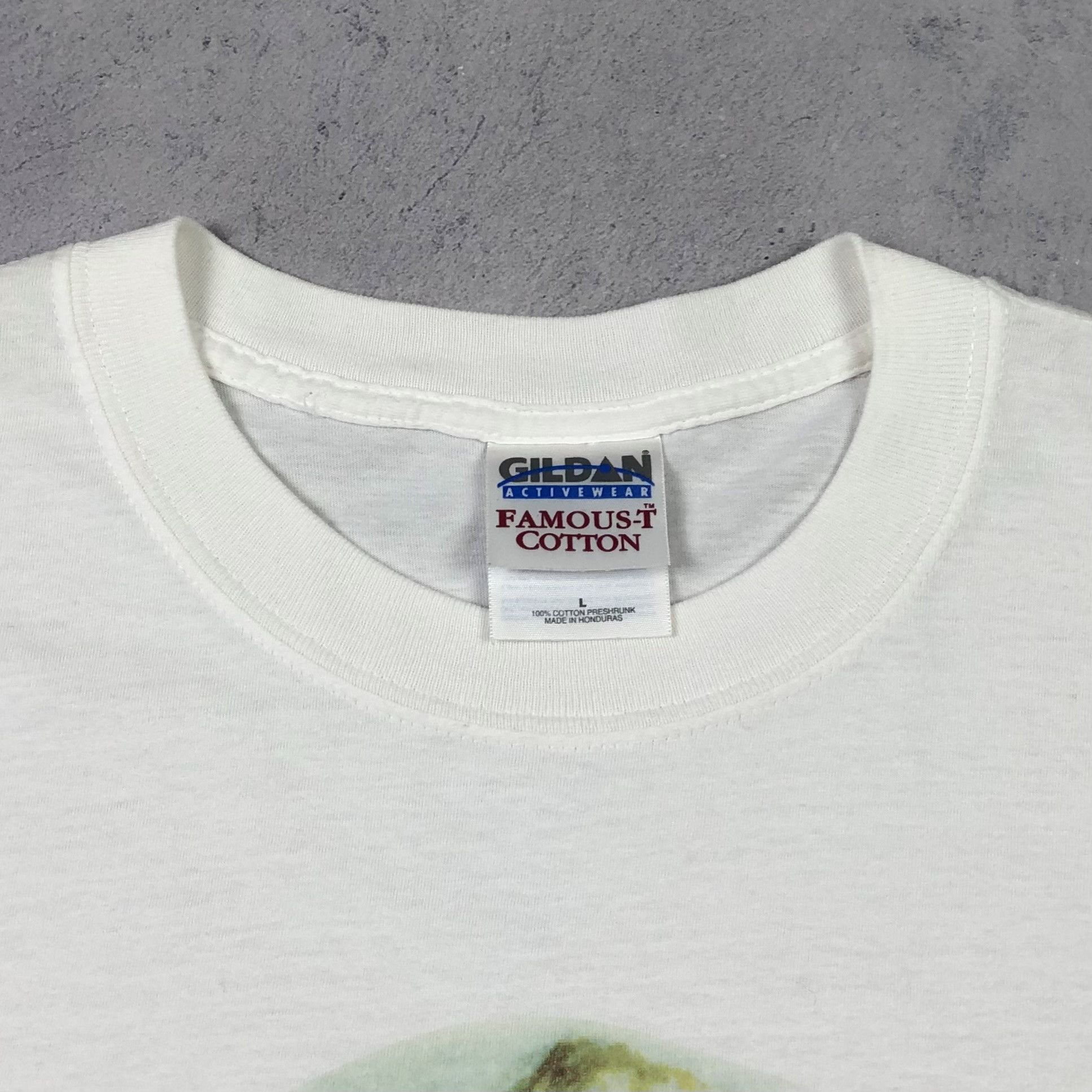 Vintage Vintage Creepy Bizarre Baby Graphic Face Tee Size US L / EU 52-54 / 3 - 7 Thumbnail