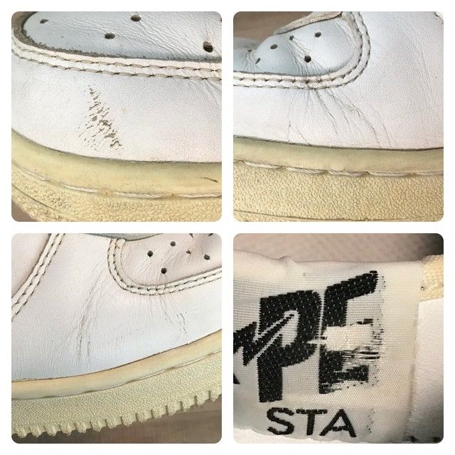 Bape × Kaws × Nigo KAWS × BAPE STA Leather Sneakers a bathing ape star NIGO Size US 11 / EU 44 - 9 Thumbnail