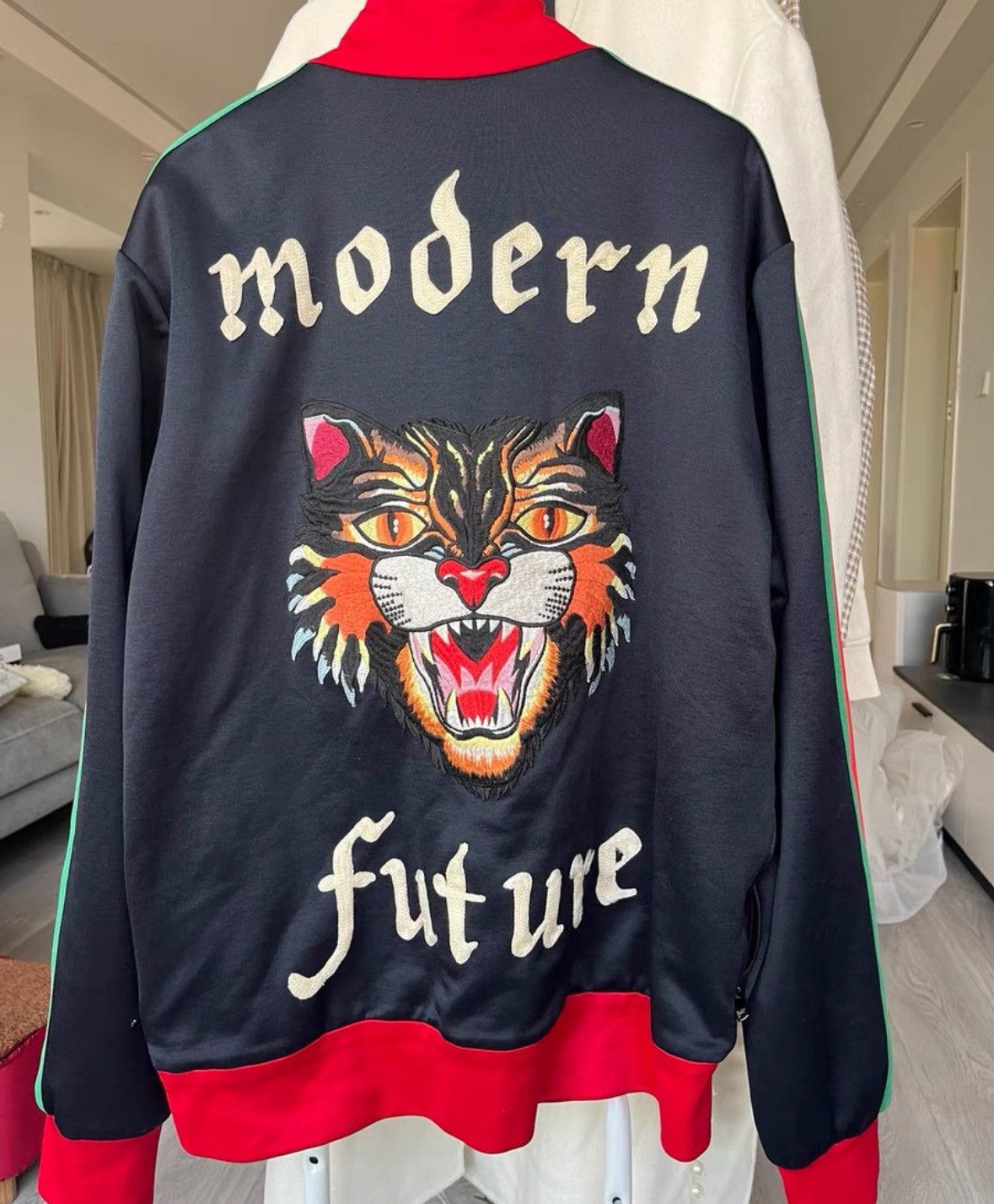 Gucci Gucci Big Cat Tiger Industry Embroidered Men's Jacket-JY Size US L / EU 52-54 / 3 - 2 Thumbnail