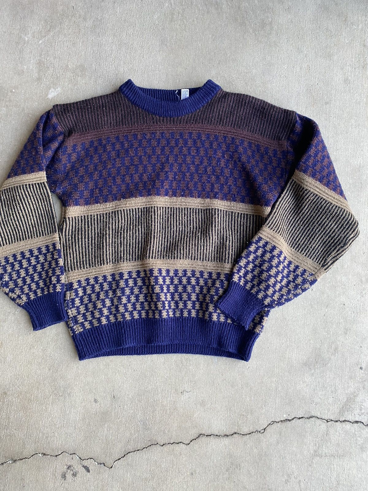 Vintage Knit sweater Size US M / EU 48-50 / 2 - 1 Thumbnail