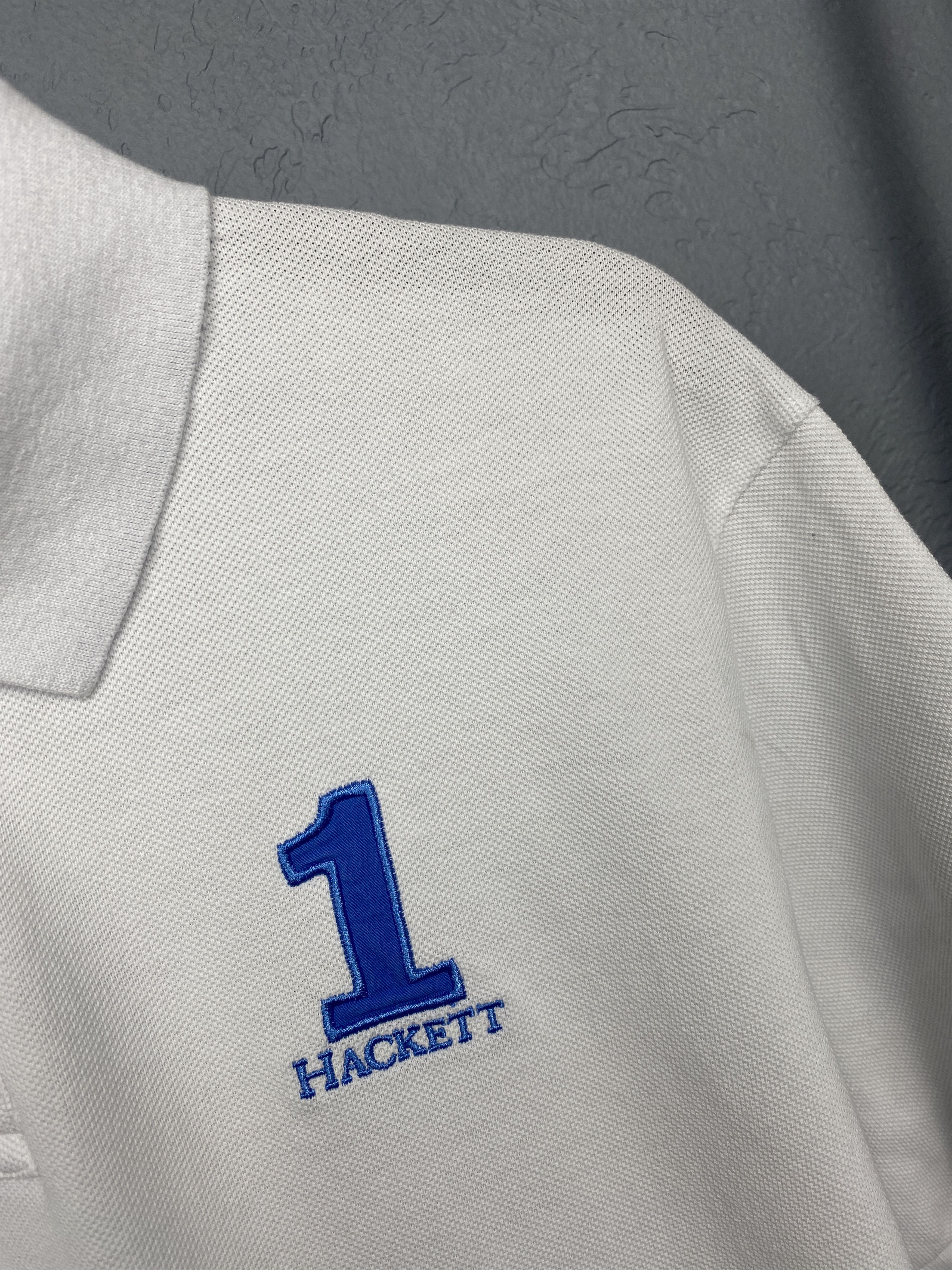 Hackett × Vintage Hackett Vintage Mens Polo Shirt Size US XL / EU 56 / 4 - 3 Thumbnail