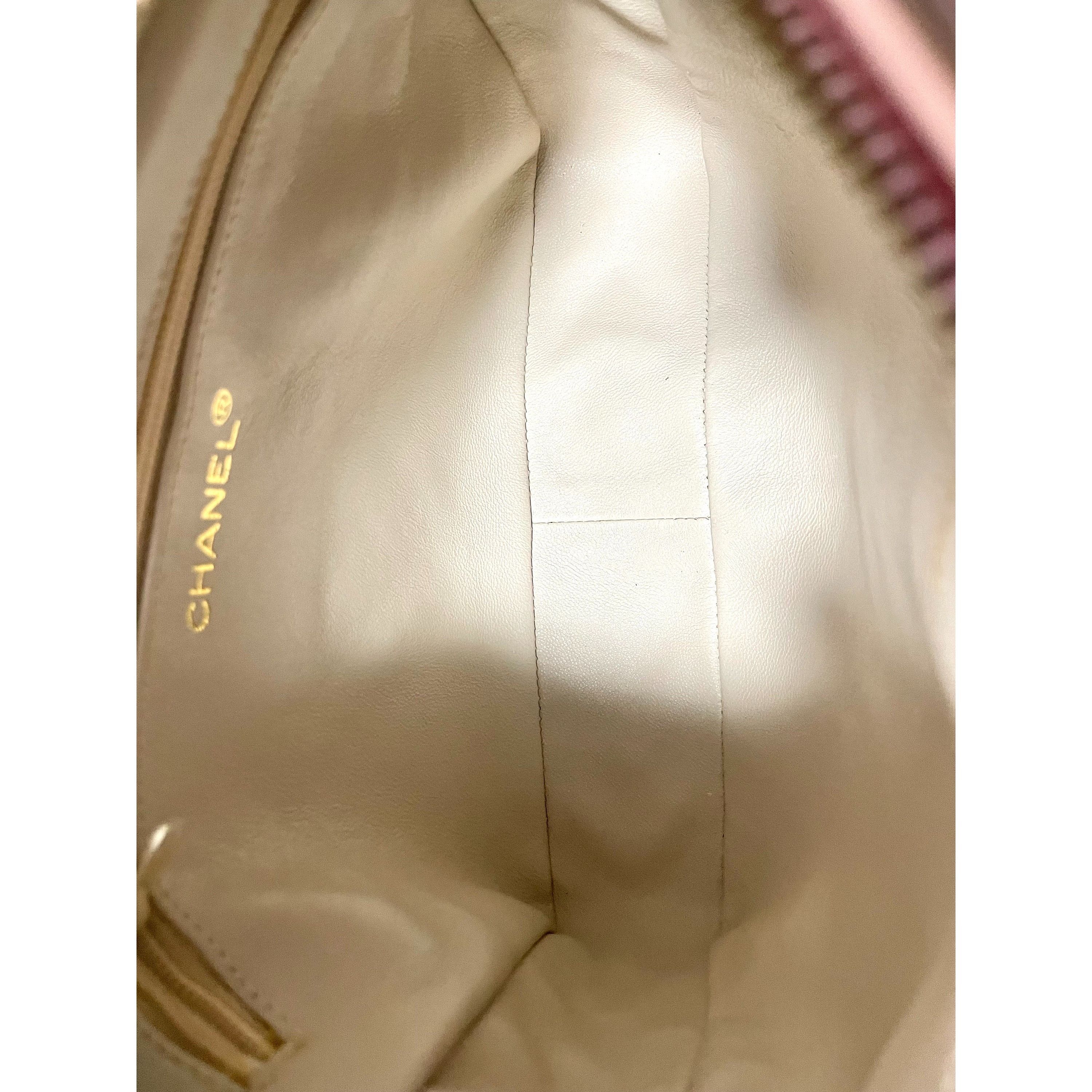 Chanel Vintage CHANEL milky pink shoulder bag, camera bag with CC Size ONE SIZE - 8 Thumbnail
