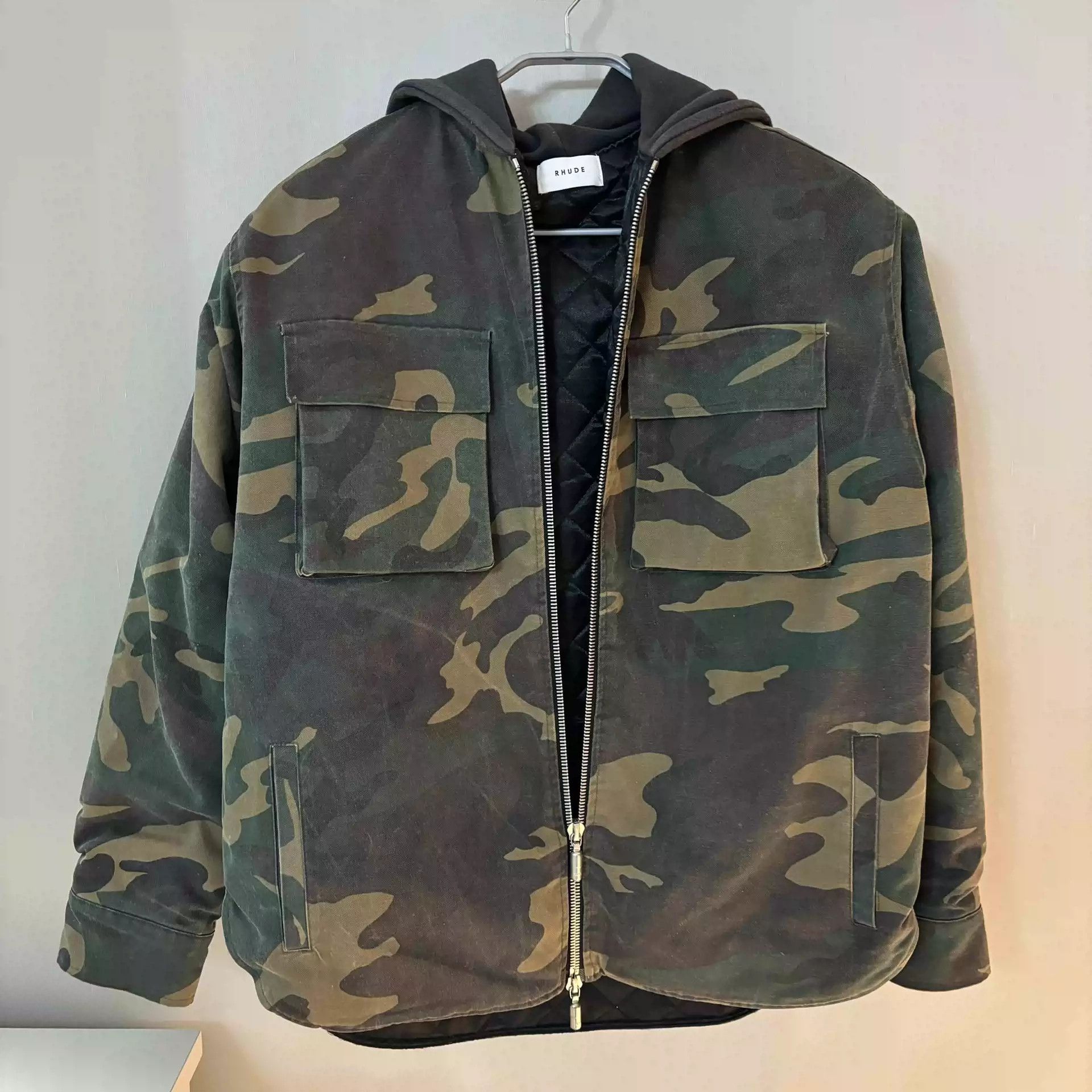Rhude RHUDE camouflage hooded jacket Size US M / EU 48-50 / 2 - 1 Thumbnail