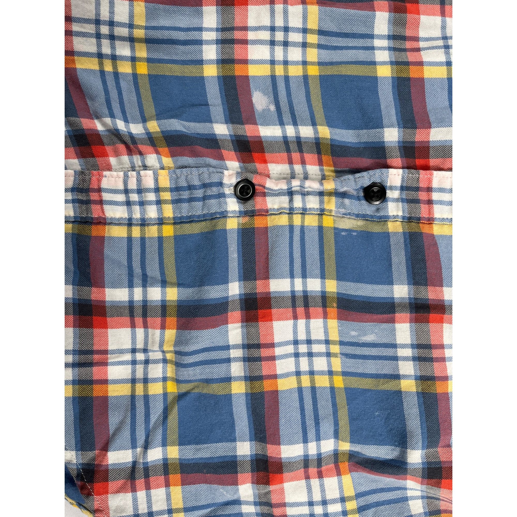 American Eagle Outfitters American Eagle SKU 7696 Mens Casual Button Up Plaid Shirt Si Size US S / EU 44-46 / 1 - 13 Thumbnail