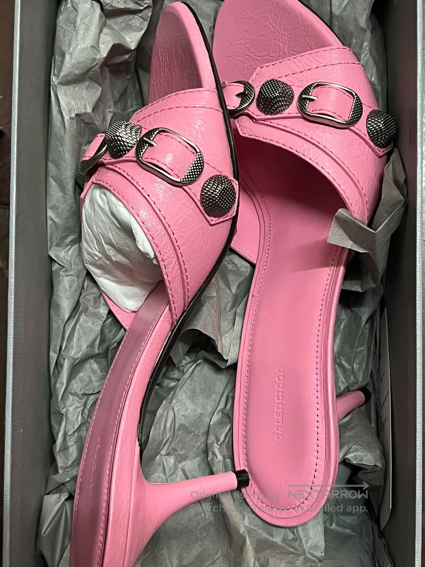 Balenciaga Balenciaga Pink High Heel Sandals. Size US 6 / IT 36 - 2 Thumbnail
