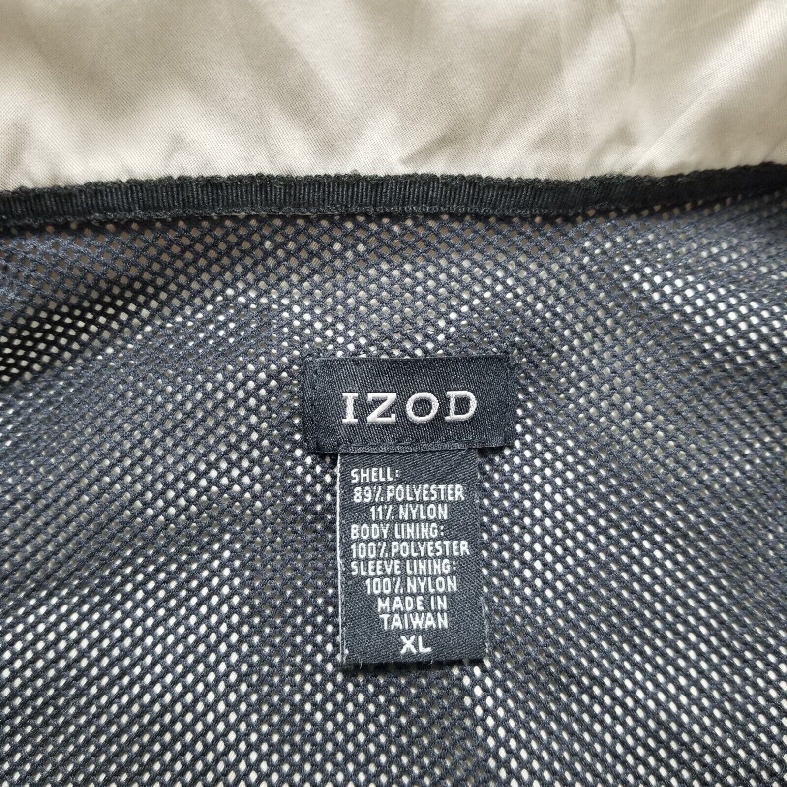 Izod Izod Jacket Mens XL Pockets Snap Windbreaker Lightweight Size US XL / EU 56 / 4 - 3 Thumbnail