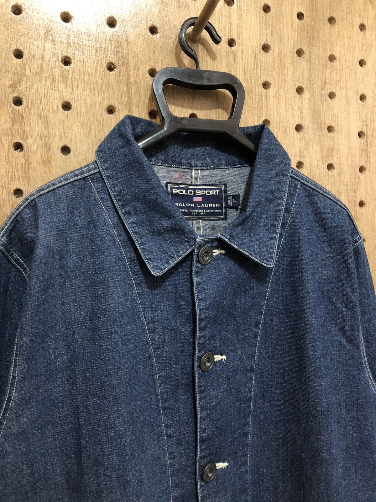 Polo Ralph Lauren Polo Sport by Ralph Lauren Chore Denim Jacket. Size US XL / EU 56 / 4 - 2 Thumbnail