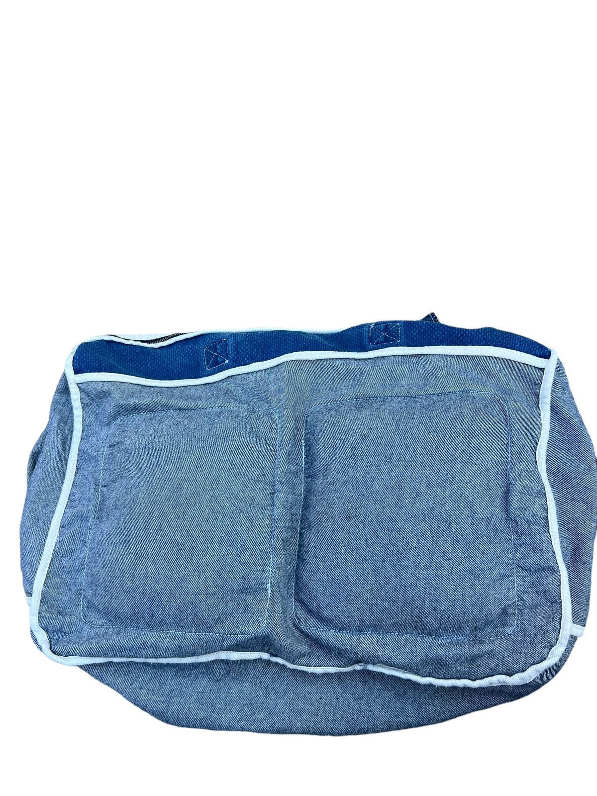Vintage VTG Club House Japan Fade Denim Sashiko Cargo Huge 2 Way Bag Size ONE SIZE - 23 Thumbnail