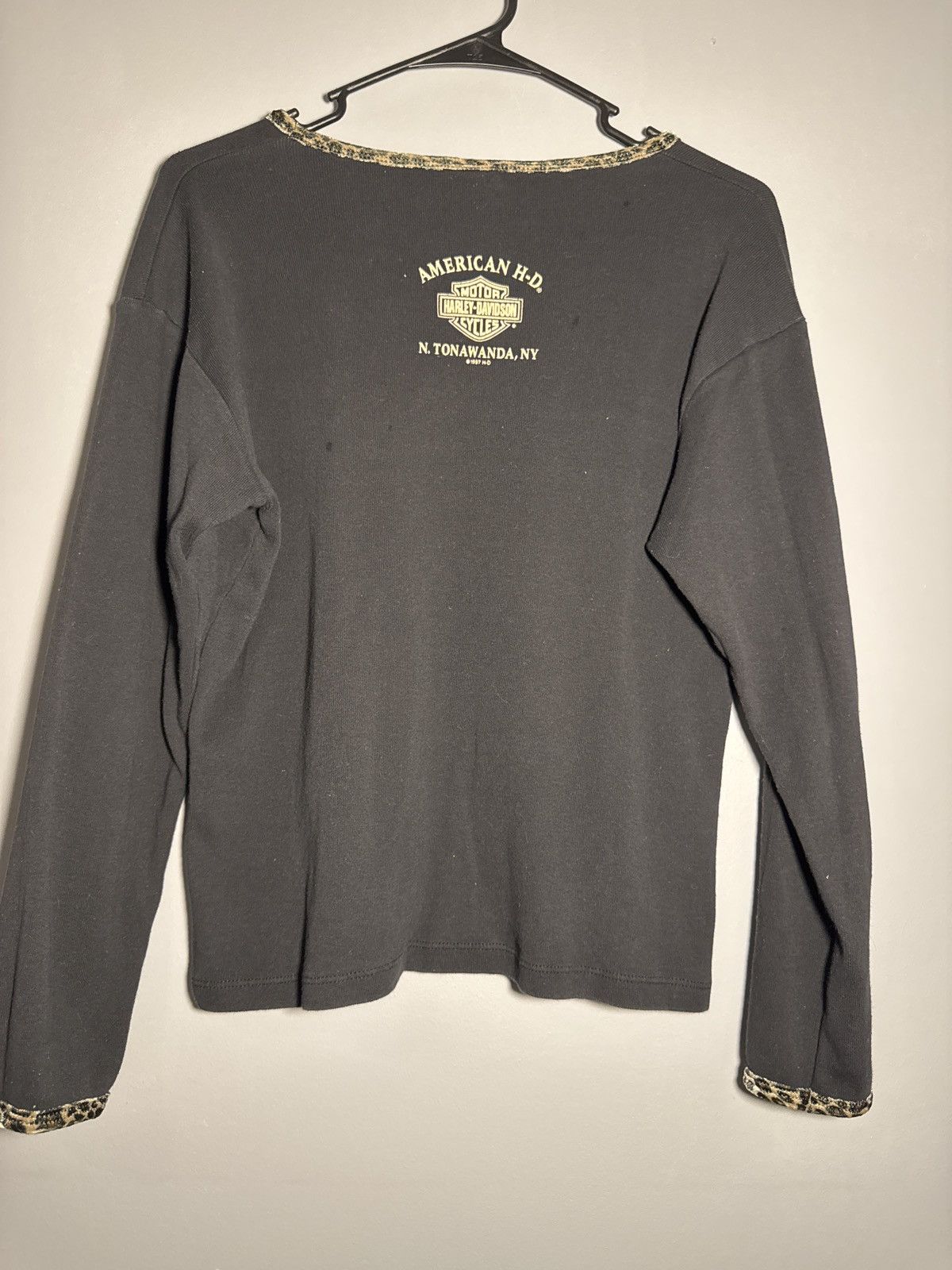 Harley Davidson Harley Davidson Leopard Print Logo Long Sleeve Size US S / EU 44-46 / 1 - 3 Thumbnail
