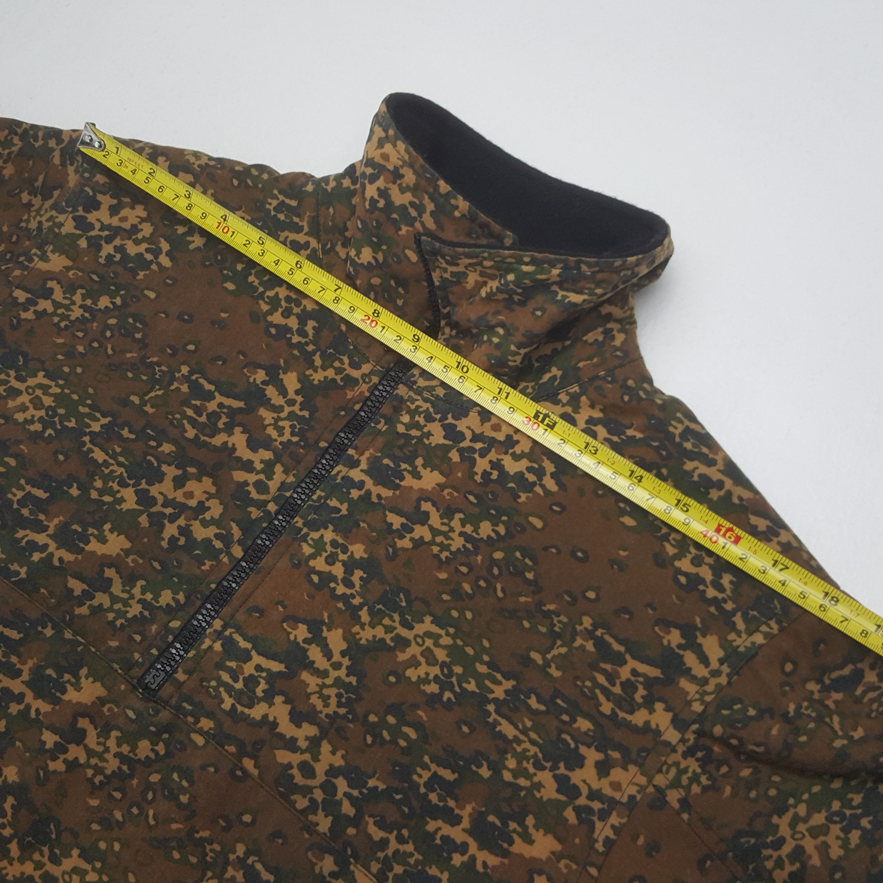 A.P.C. Vintage A.P.C. Designer Camo Half Zipper Sweatshirt C315N1 Size US S / EU 44-46 / 1 - 5 Thumbnail