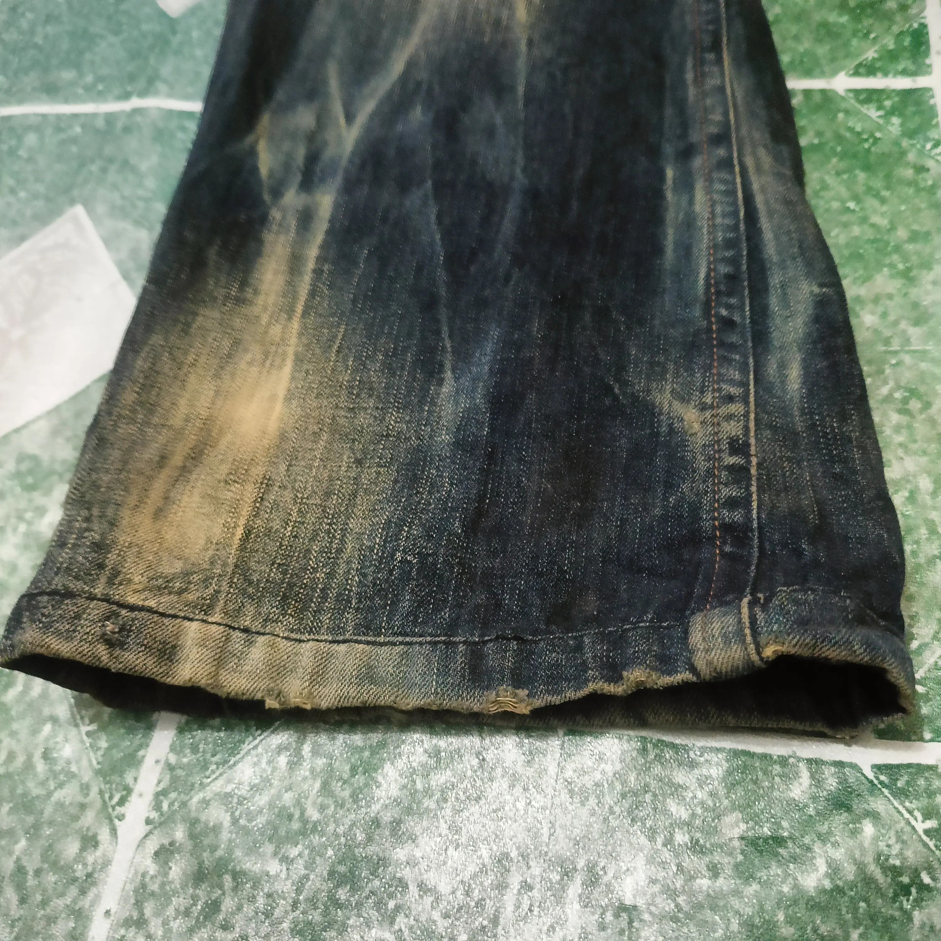 If Six Was Nine 90s Buckaroo jeans flared distressed jeans bootcut Size US 32 / EU 48 - 10 Thumbnail